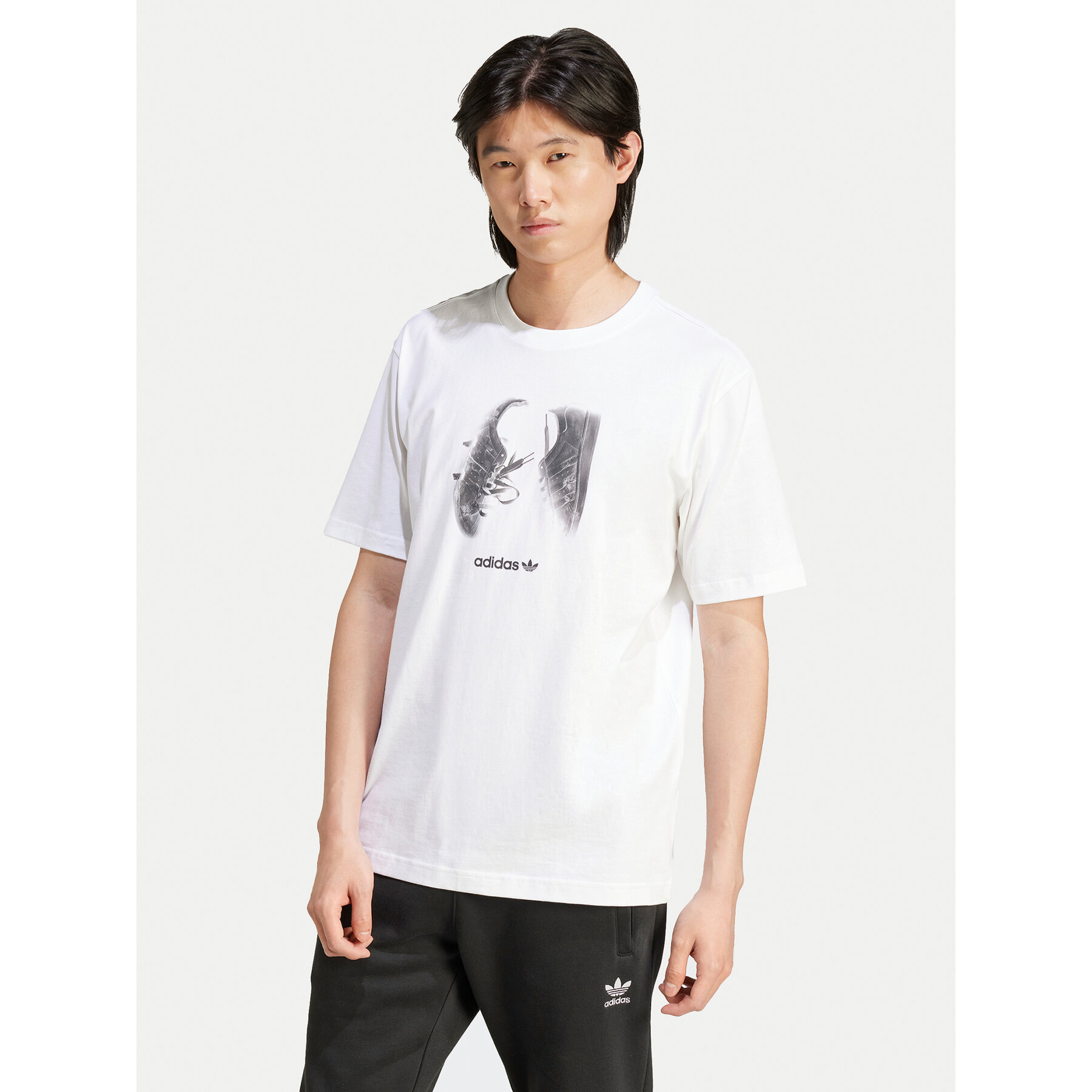 adidas adidas T-Shirt Supply Street IY3430 Λευκό Regular Fit
