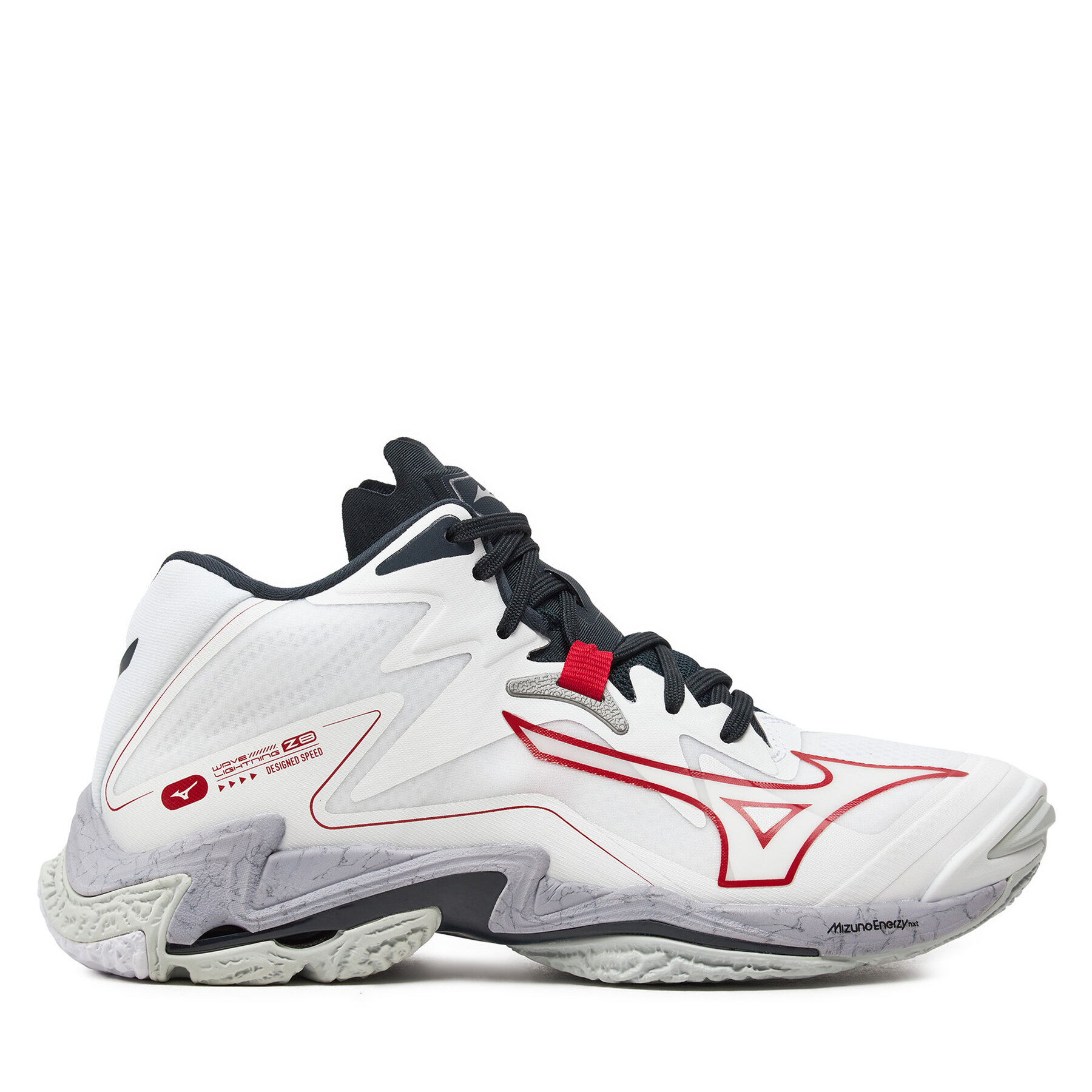 Skor för inomhusbruk Mizuno Wave Lightining Z8 Mid V1GA2405 Vit