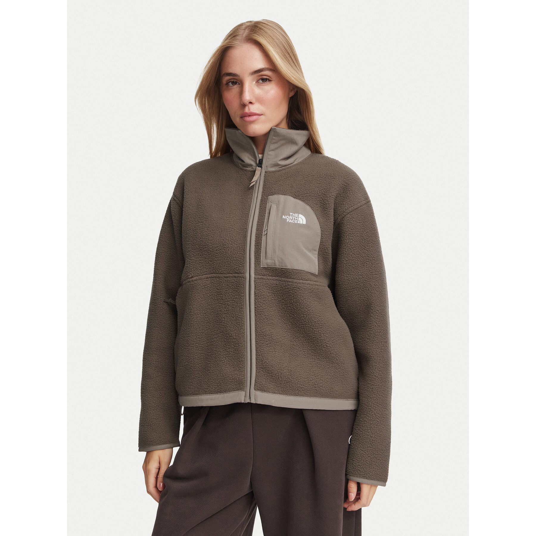 The North Face Fleecejacke Yumiori Off-Peak NF0A8EUZ Hellbraun Relaxed Fit