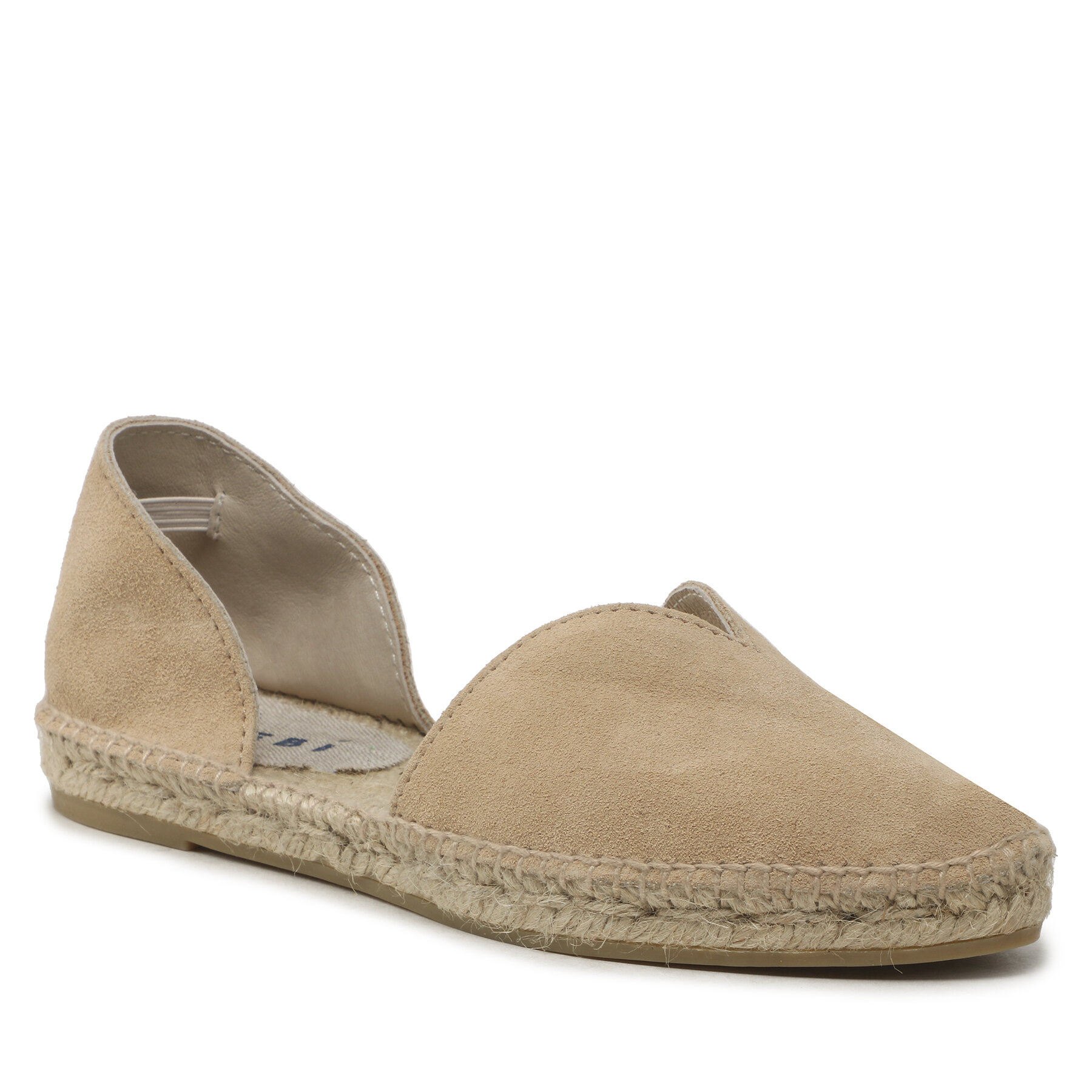 Espadrile Manebi Suede Open-Side Flats K 1.1 O0 Champage Beige