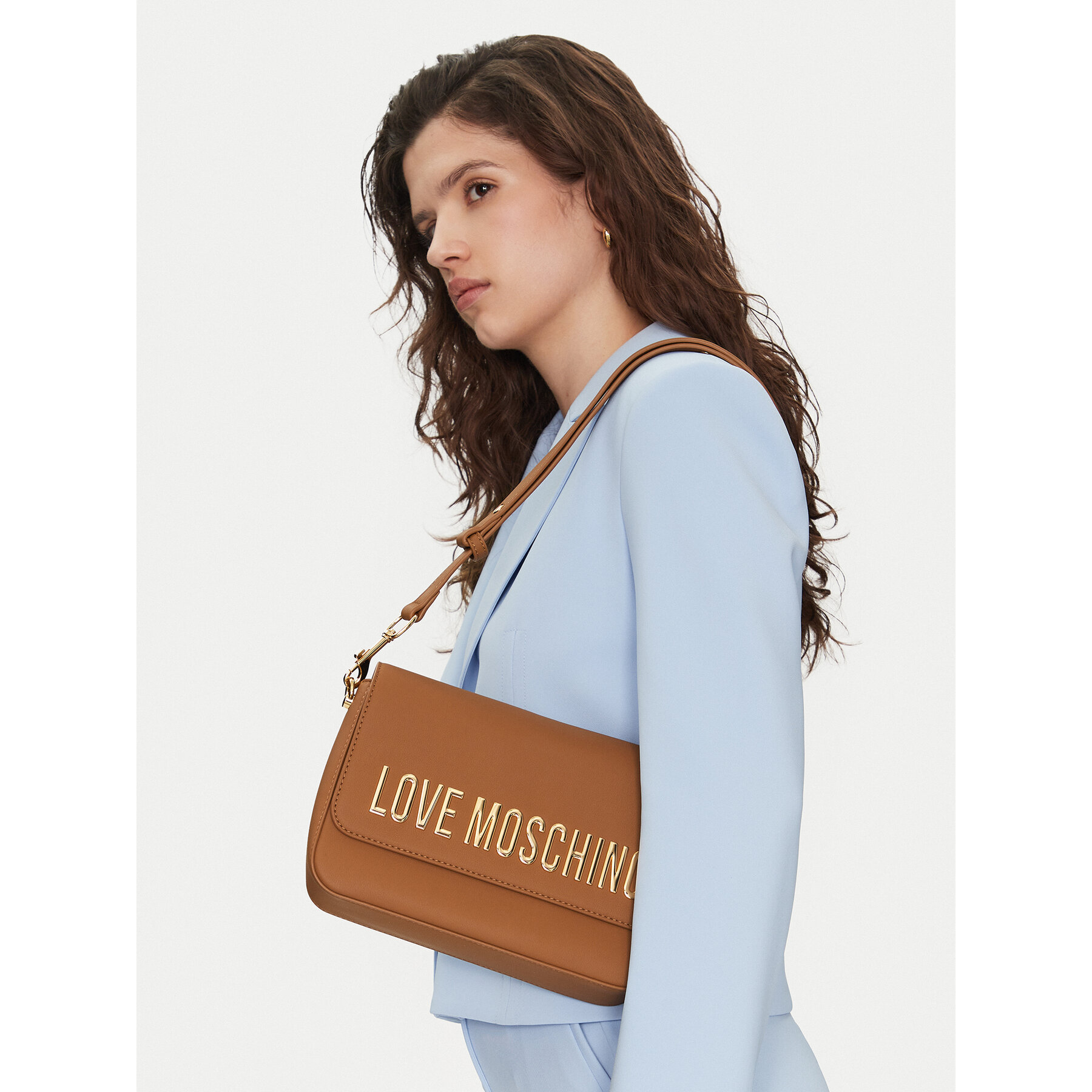 Torbica LOVE MOSCHINO JC4023PP1MKD0201 Smeđa