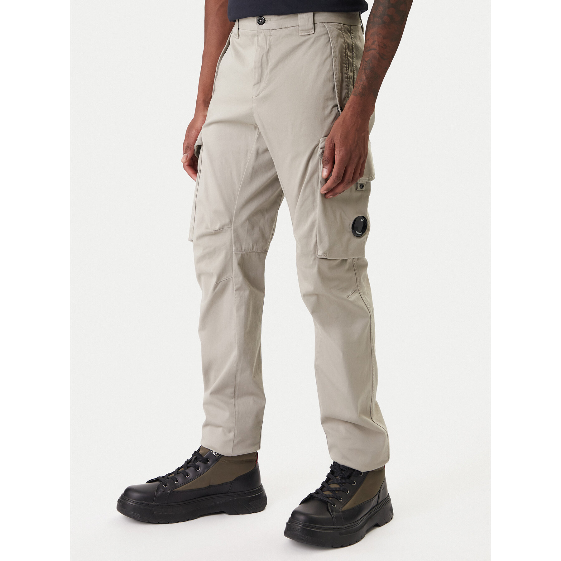 C.P. Company Stoffhose 20CMPA744A005694G Beige Regular Fit