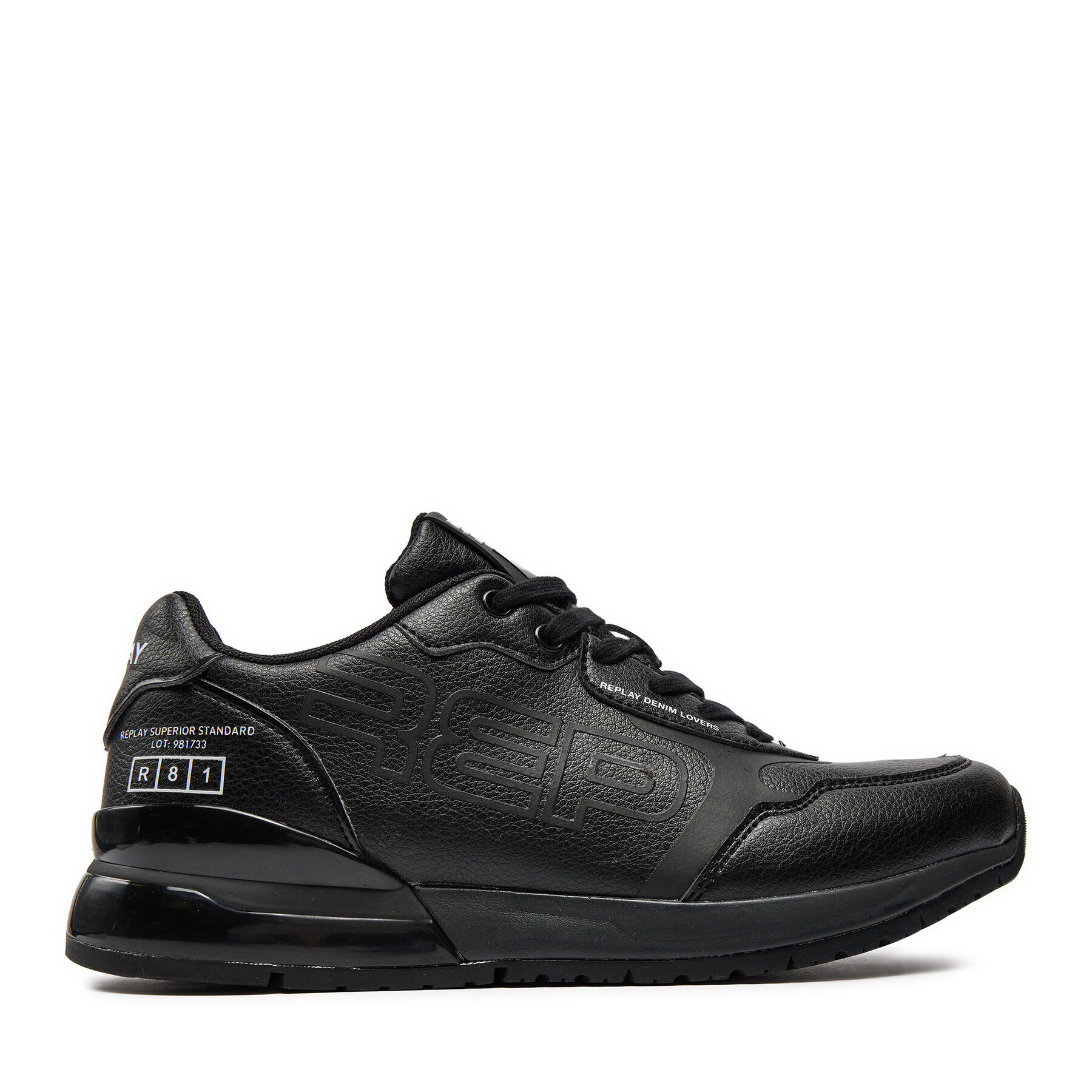 Pánske Sneakersy REPLAY, Rozmer: 41, Čierna, GMS1C.000.C0033S