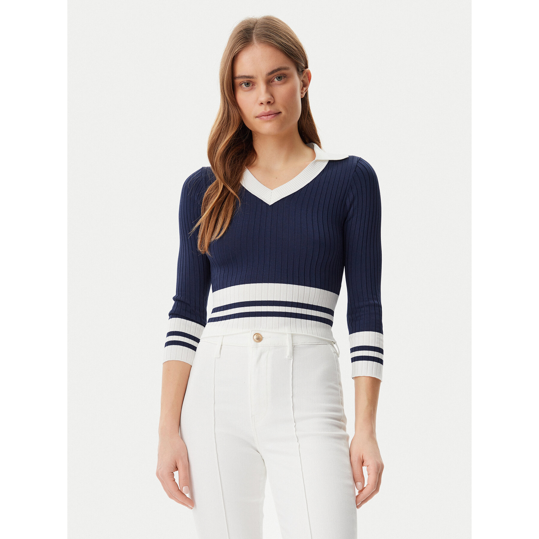 Guess Pullover W5GR46 Z3L10 Dunkelblau Regular Fit