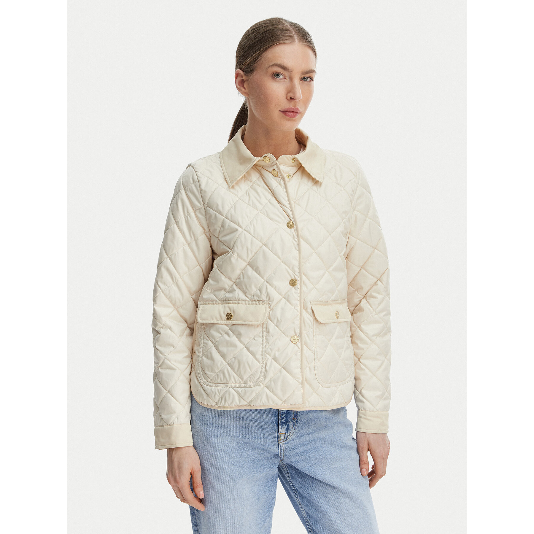 Marella Hemdjacke Asti 2613481024 Creme Regular Fit