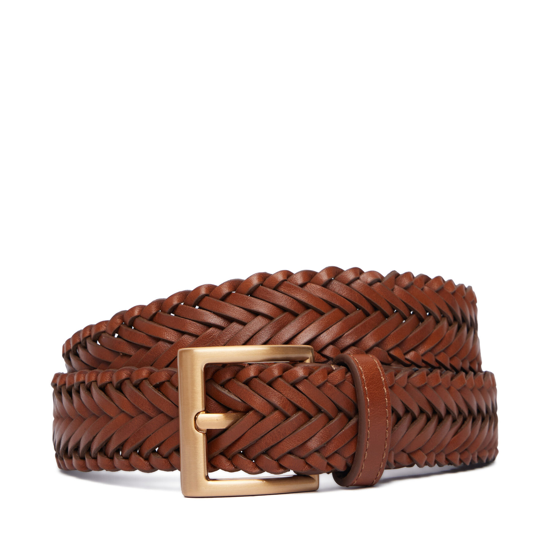 Remen Tommy Hilfiger Th Soho Braid AM0AM14776 Smeđa