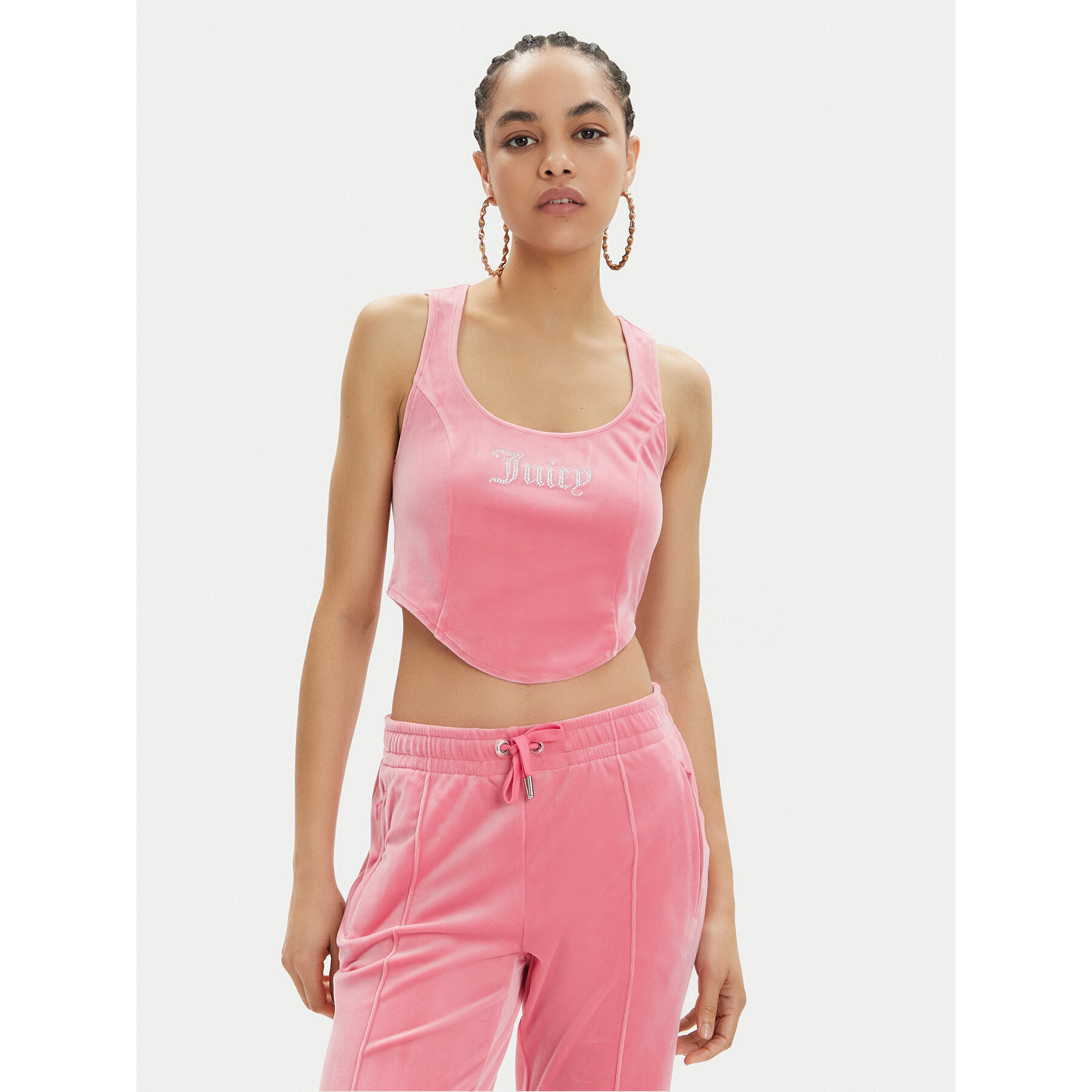 Juicy Couture Top Camina JCWCT23305 Rosa Slim Fit