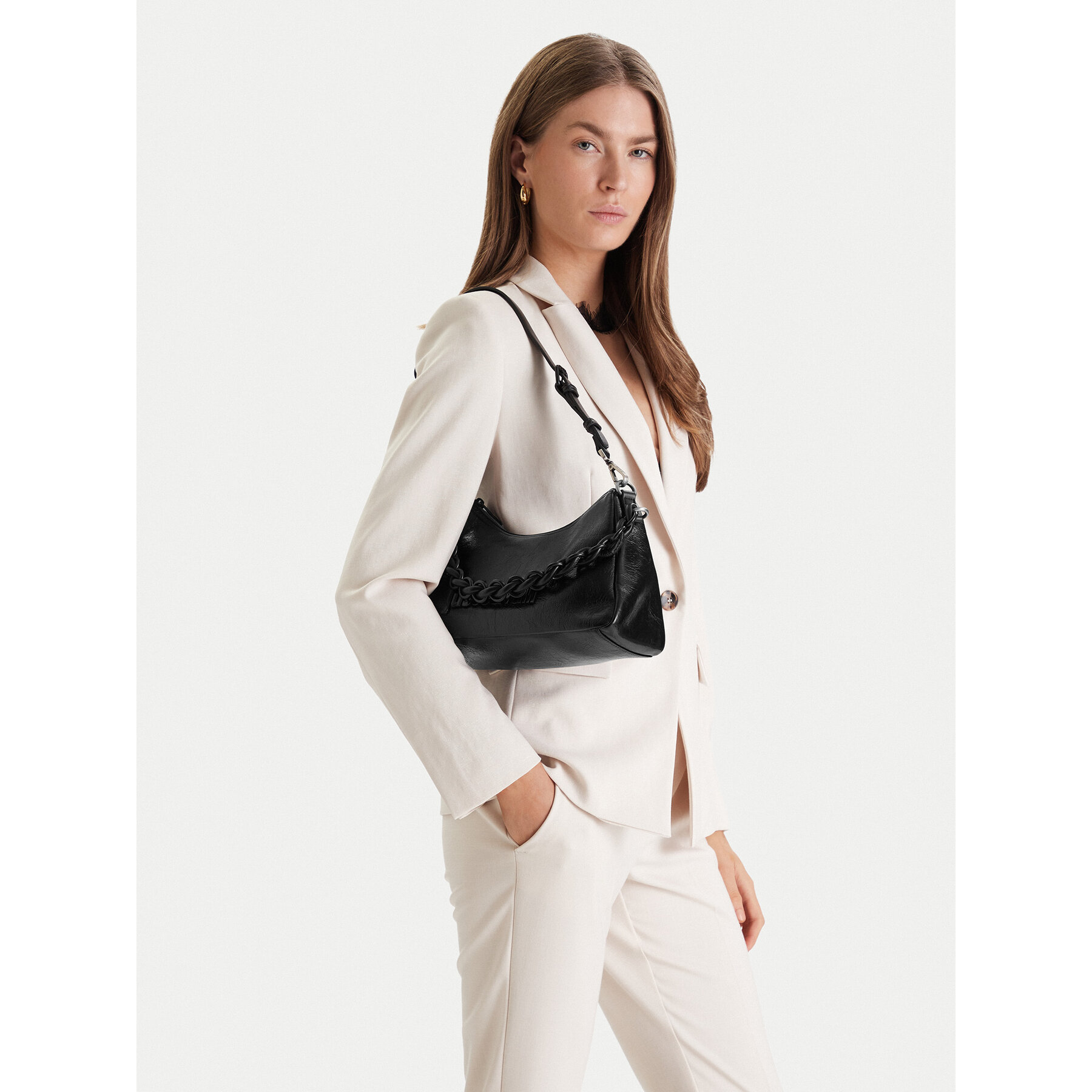 Torbica Just Cavalli 80RA4BC4 ZSD86 Crna