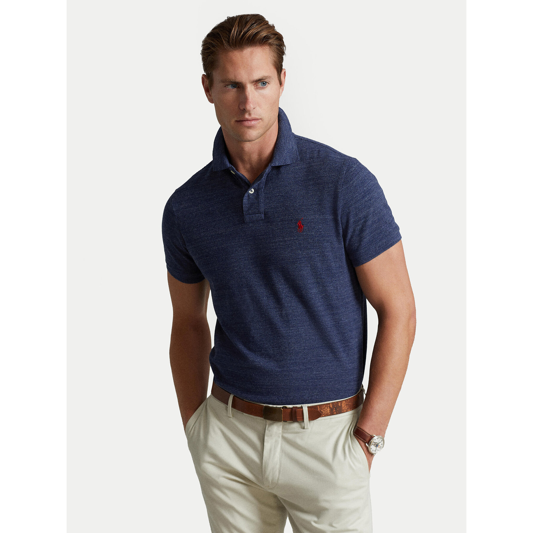 Polo Ralph Lauren Pólóing 710666998005 Kék Regular Fit