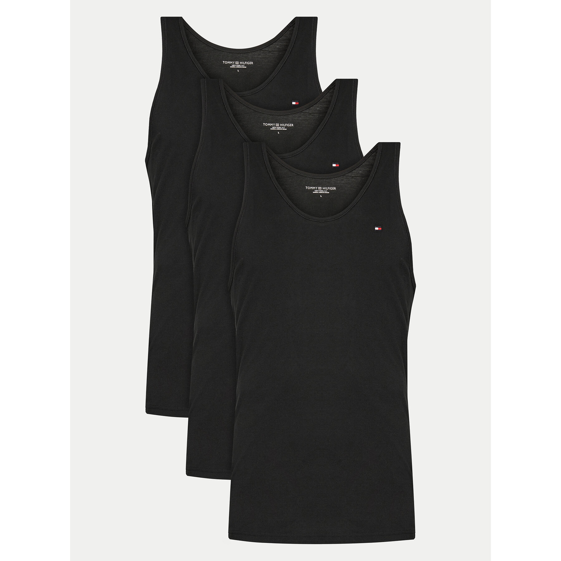 Tommy Hilfiger Ujjatlan felső szett UM0UM03387 Fekete Regular Fit