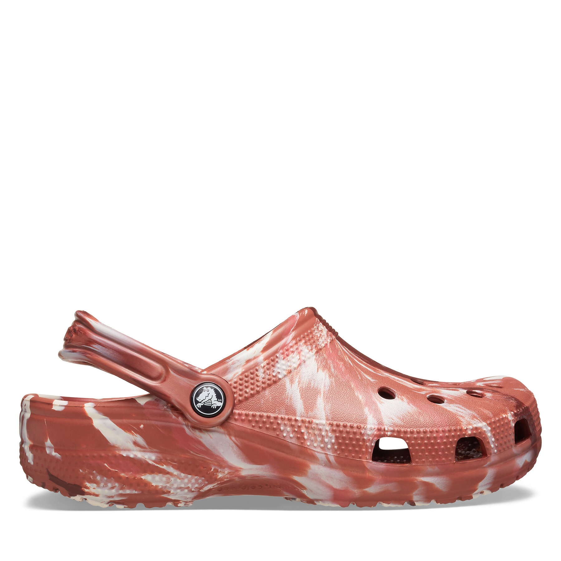 Mules / sandales de bain Crocs Classic Marbled Clog 206867 Marron