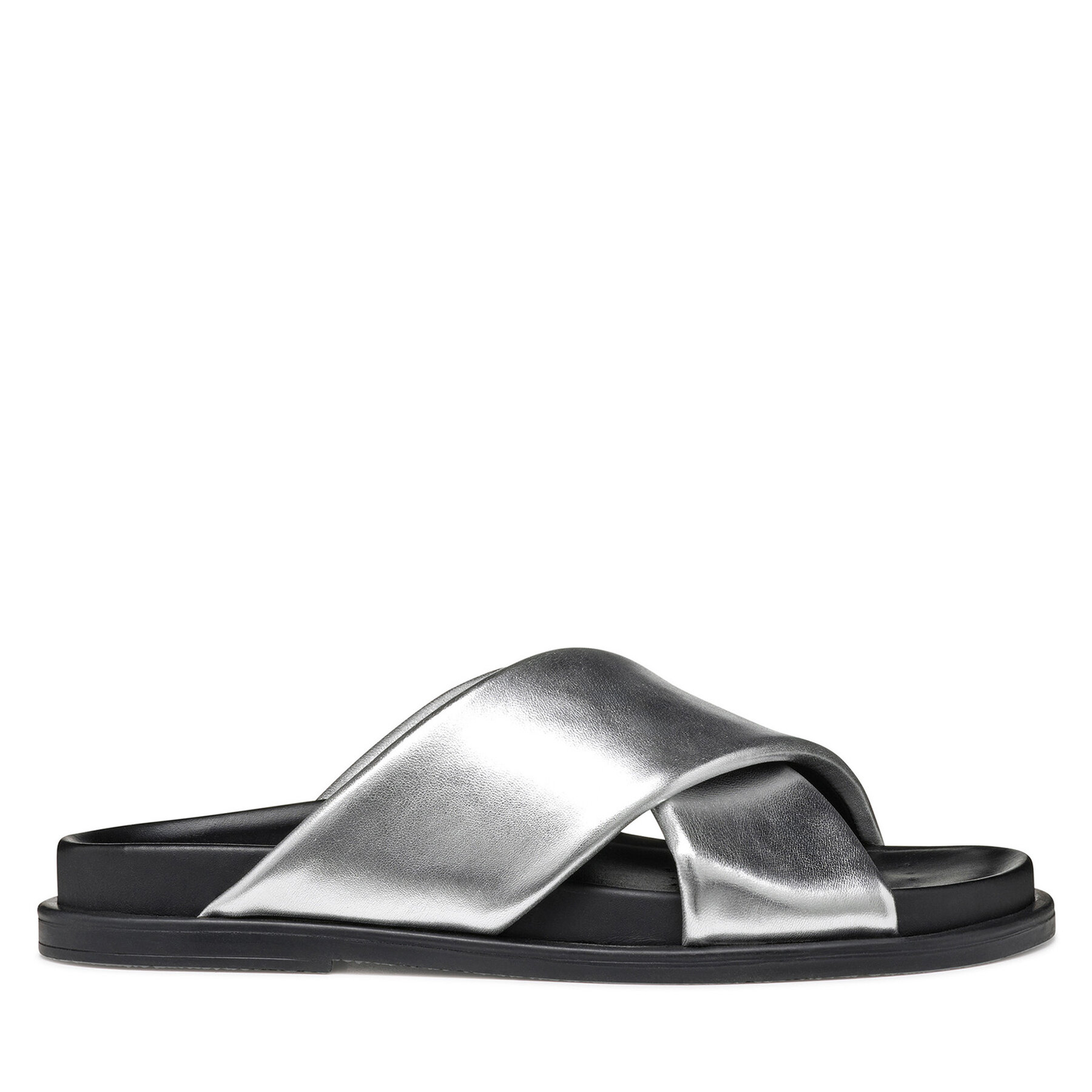 Şlapi Geox D Adelash D55YWB 000Y2 C1007 Argintiu