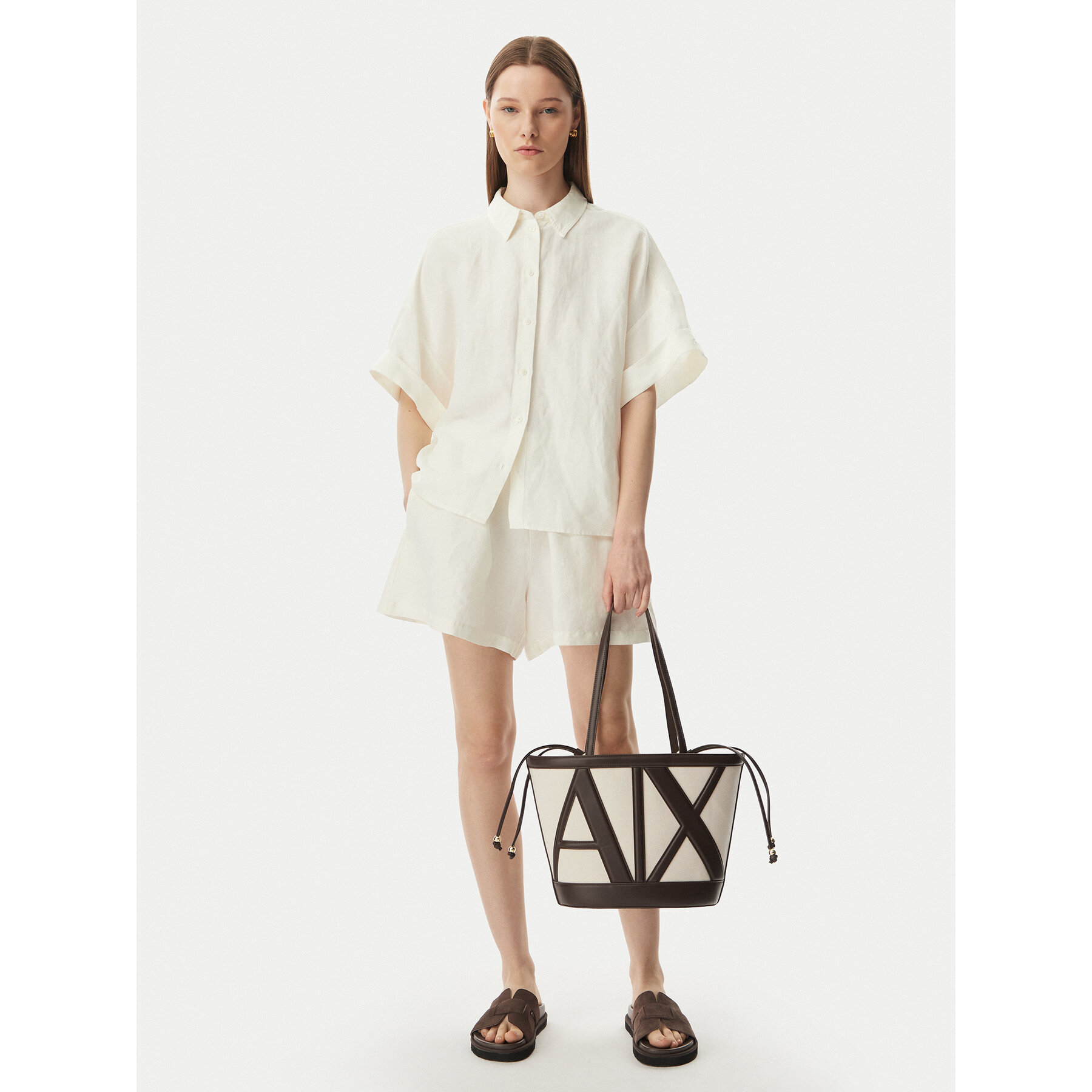 Táska Armani Exchange XW002607 AF22635 M6262 Bézs