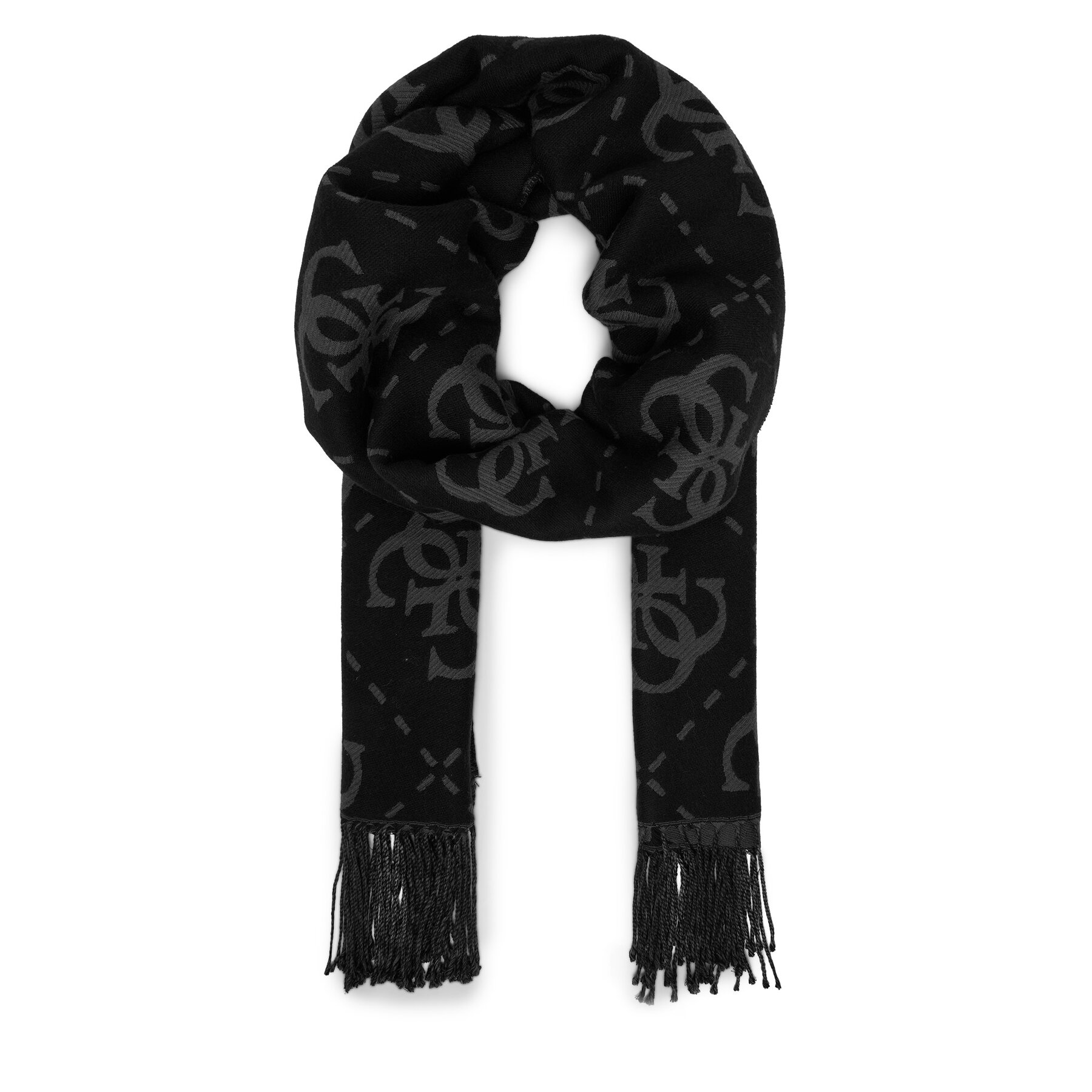 Зимен шал Guess AW5453 VIS03 Черен