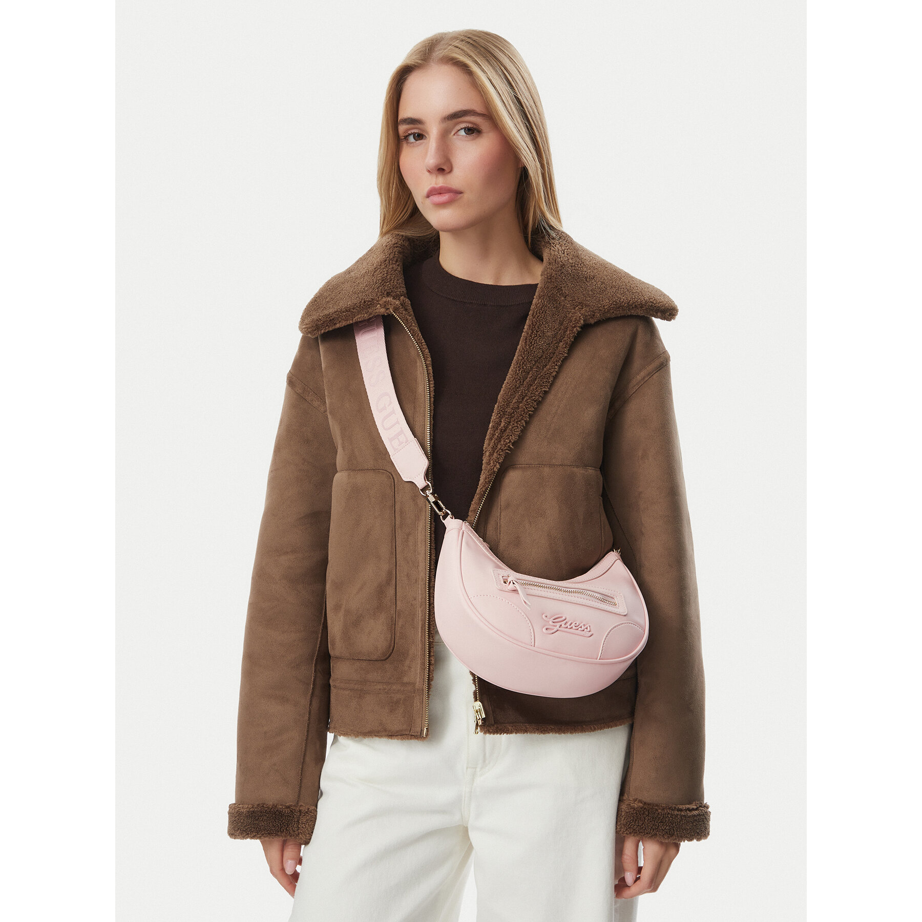 Torbica Guess J5YZ05 WGVT0 Svijetlo roza