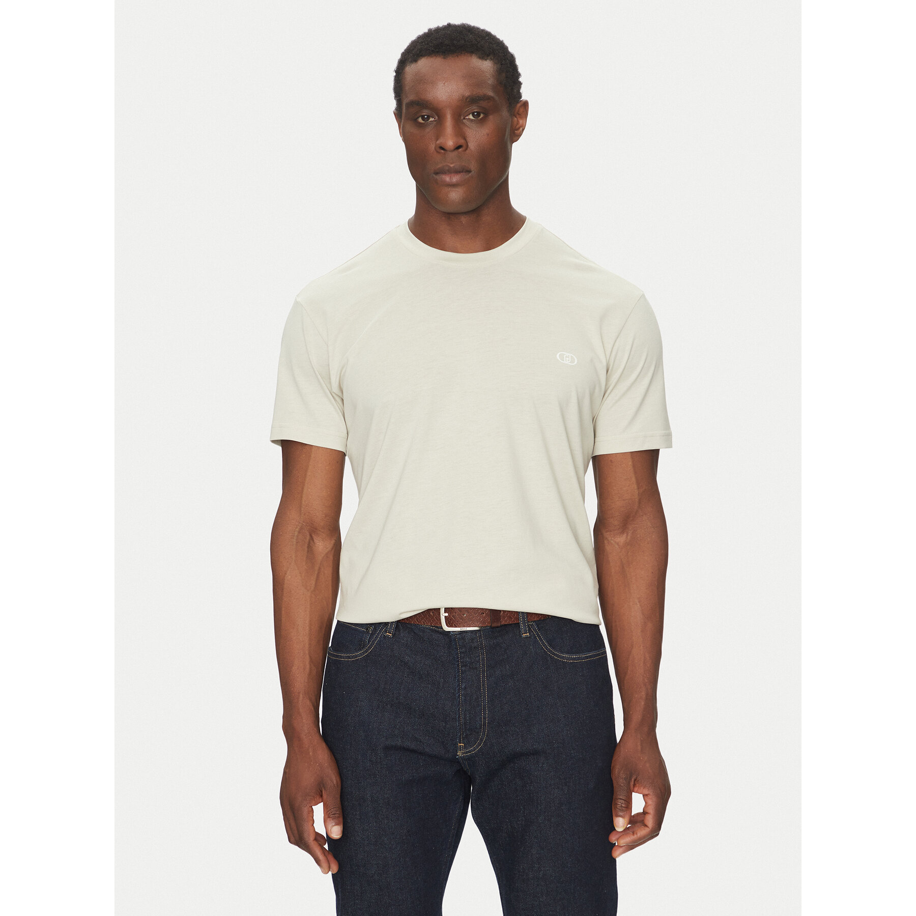 Liu Jo T-Shirt QA5174 J4805 Μπεζ Regular Fit