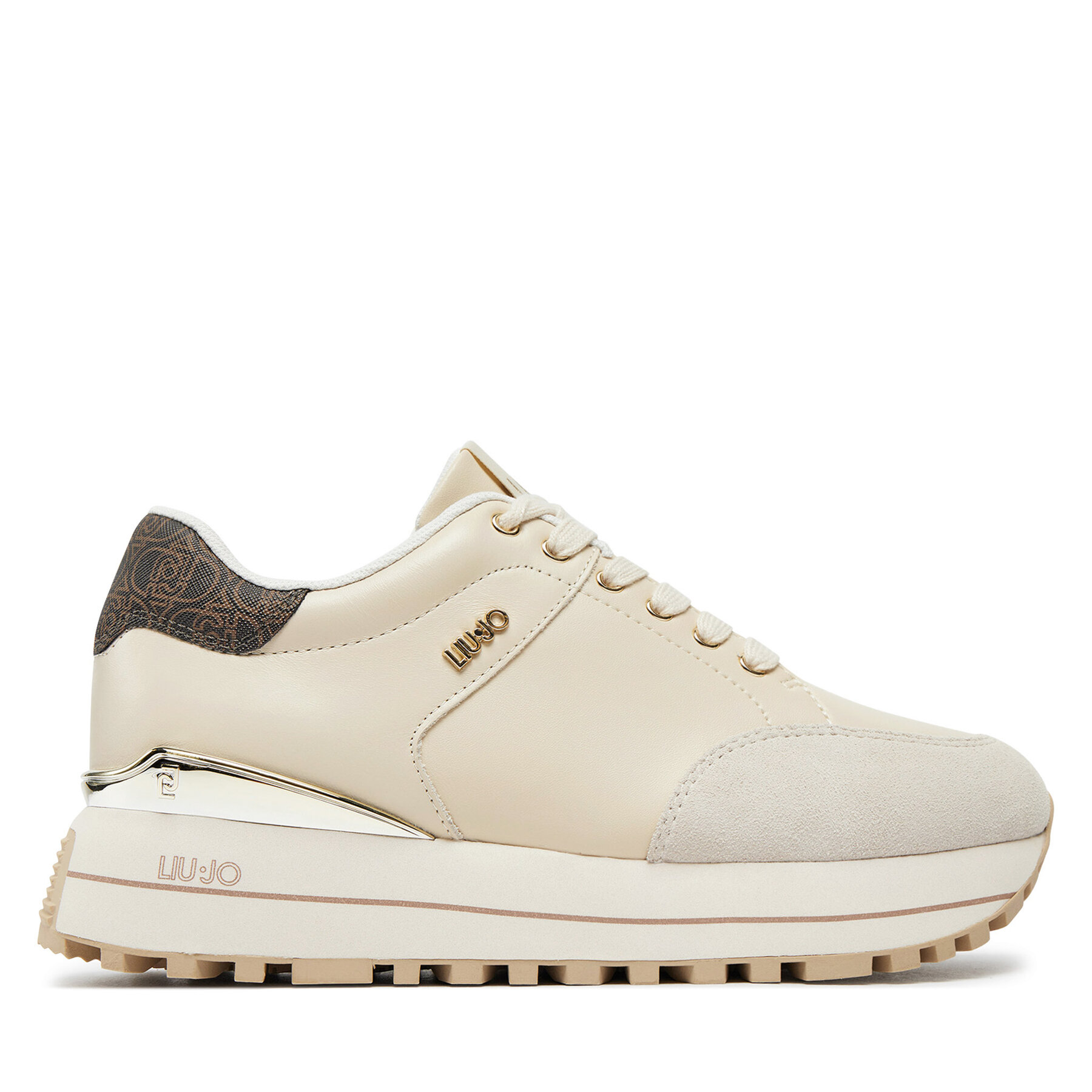 Zapatillas Liu Jo Maxi Wonder 84 BF4095 PX545 Écru