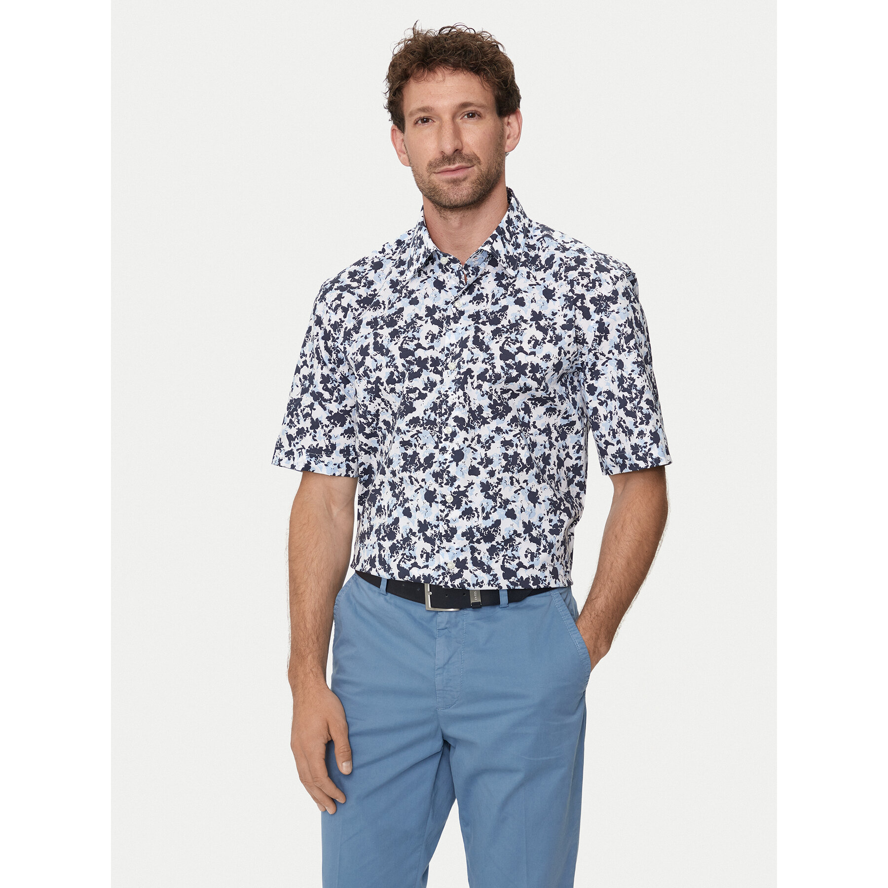 Boss Hemd H-Joe-Kent-Sh-C1-242 50512841 Blau Regular Fit