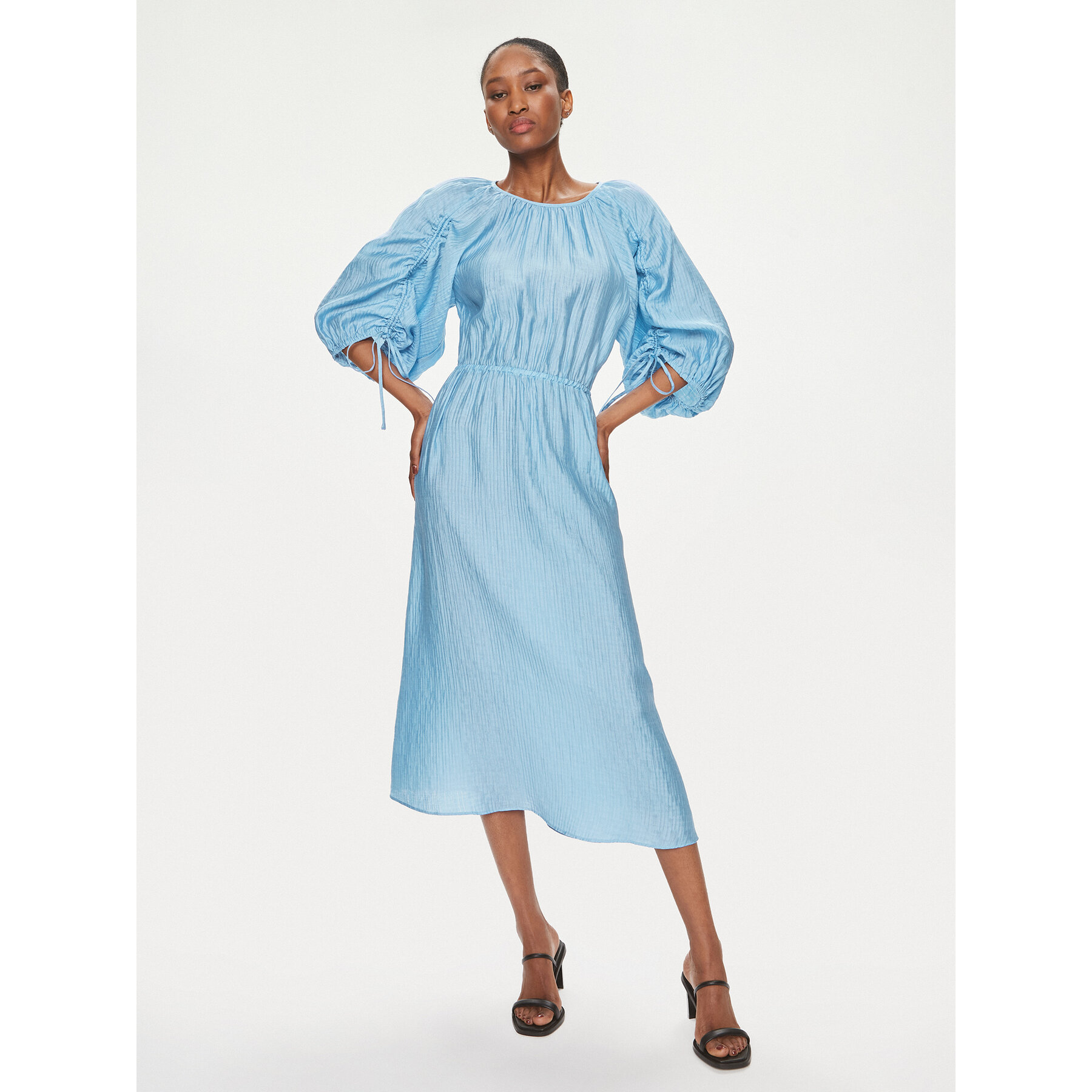 Karen by Simonsen Sommerkleid Noma 10104828 Himmelblau Relaxed Fit