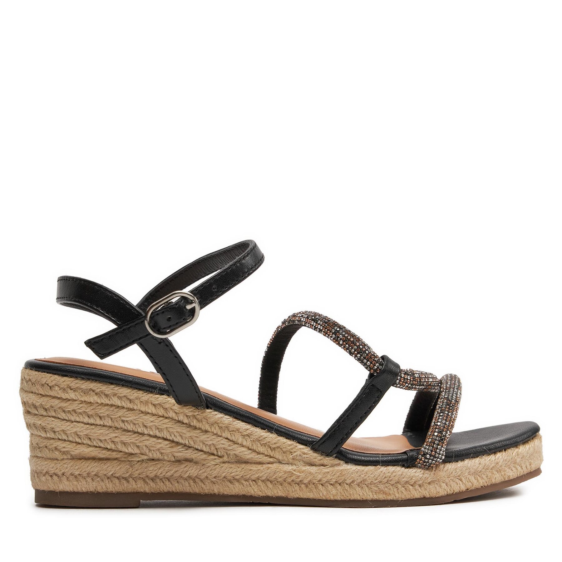 Damen Espadrilles Gioseppo, Schuhgröße 41, Schwarz, Catania 72311-P