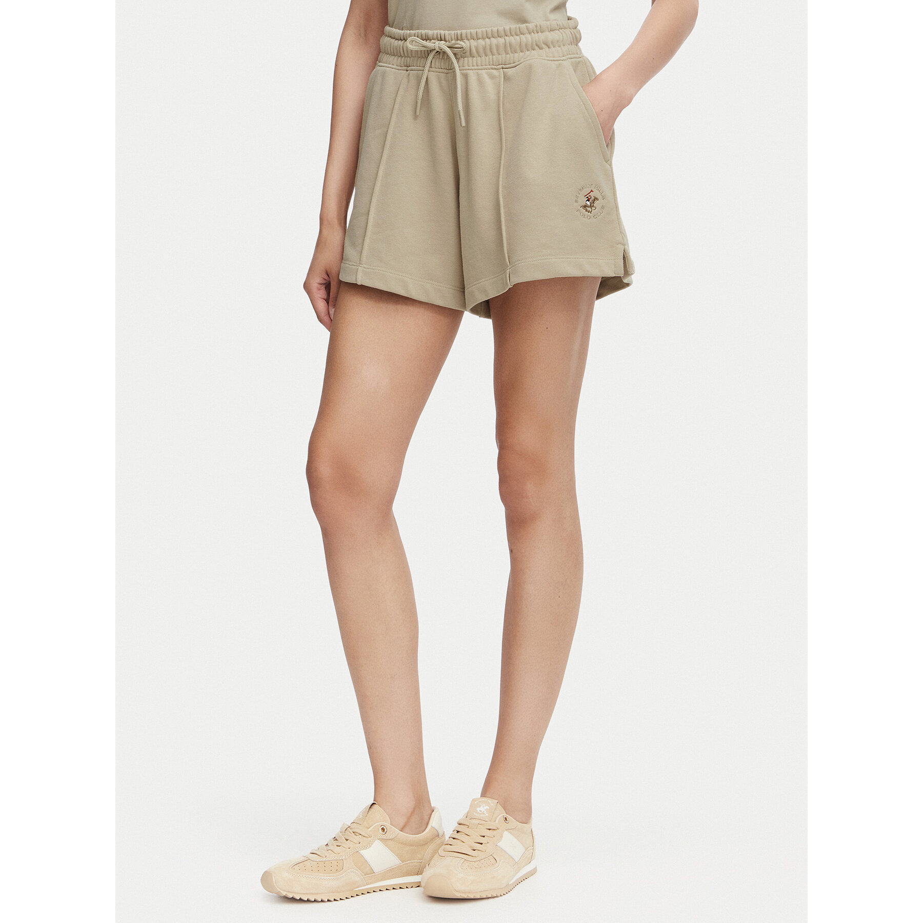 Beverly Hills Polo Club Sportshorts P-SS26W-BF546557 Beige Regular Fit