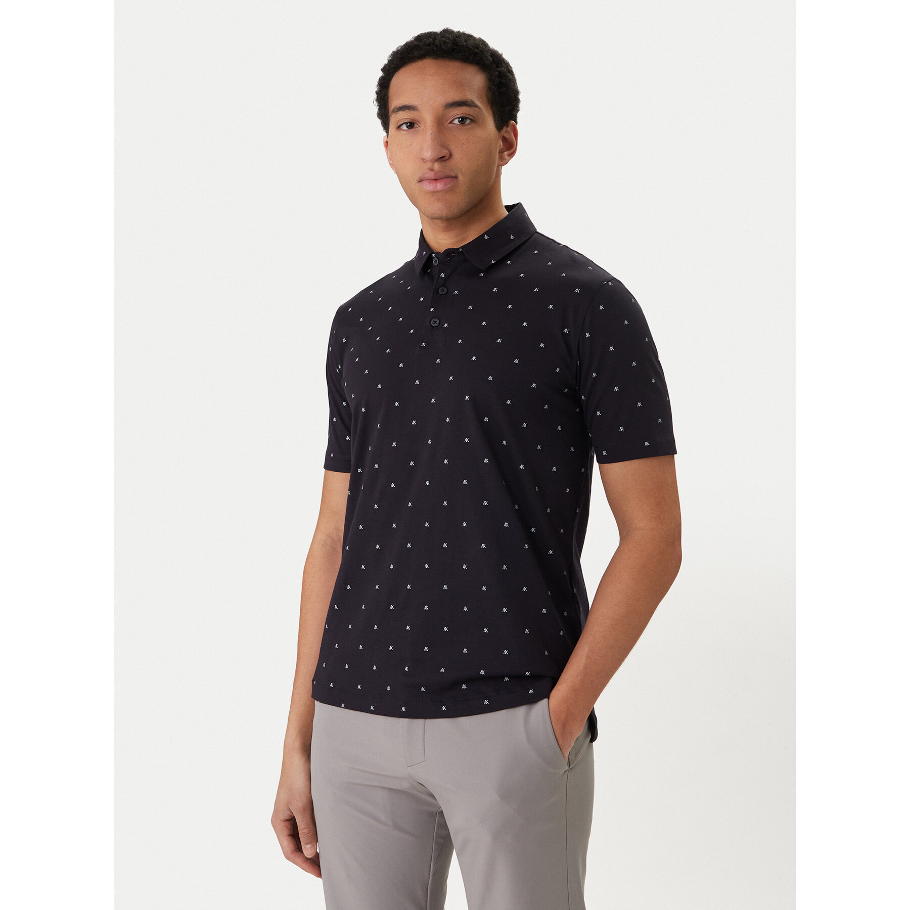 Armani Exchange Poloshirt XM000735 AF10356 FB434 Schwarz Regular Fit