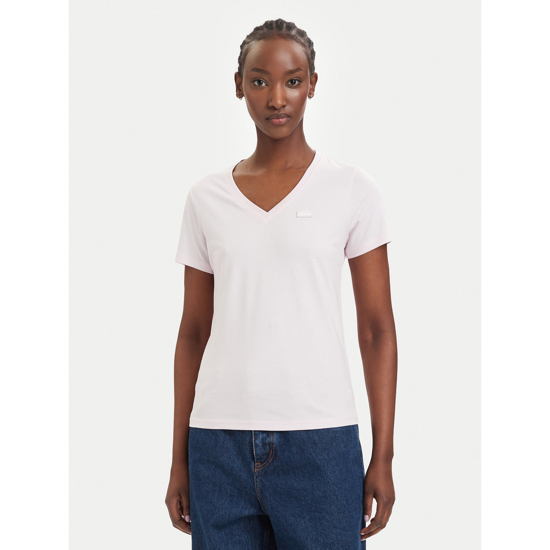 HUGO T-shirt Classic 50513667 Svijetlo roza Slim Fit