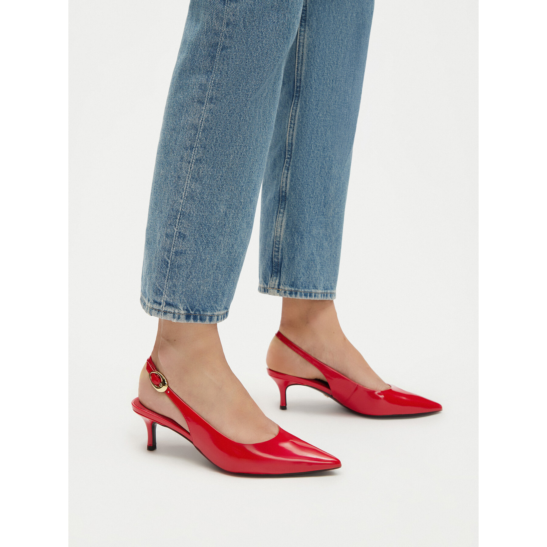 Pantofi pumps Gino Rossi EDEN-V2020-13-2 Roșu
