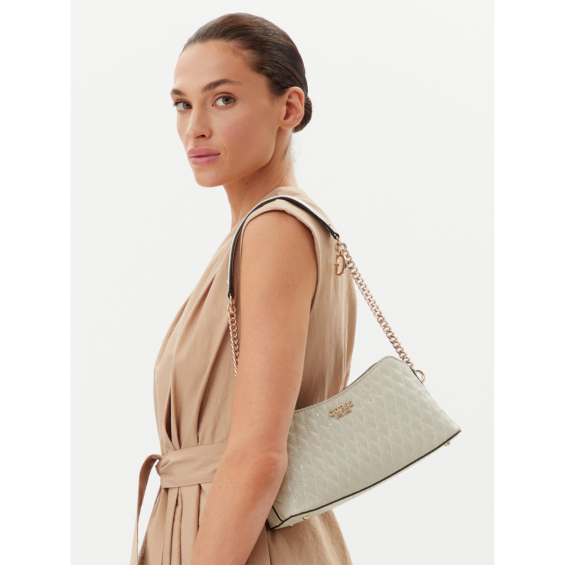 Дамска чанта Guess HWGG96 26170 Екрю