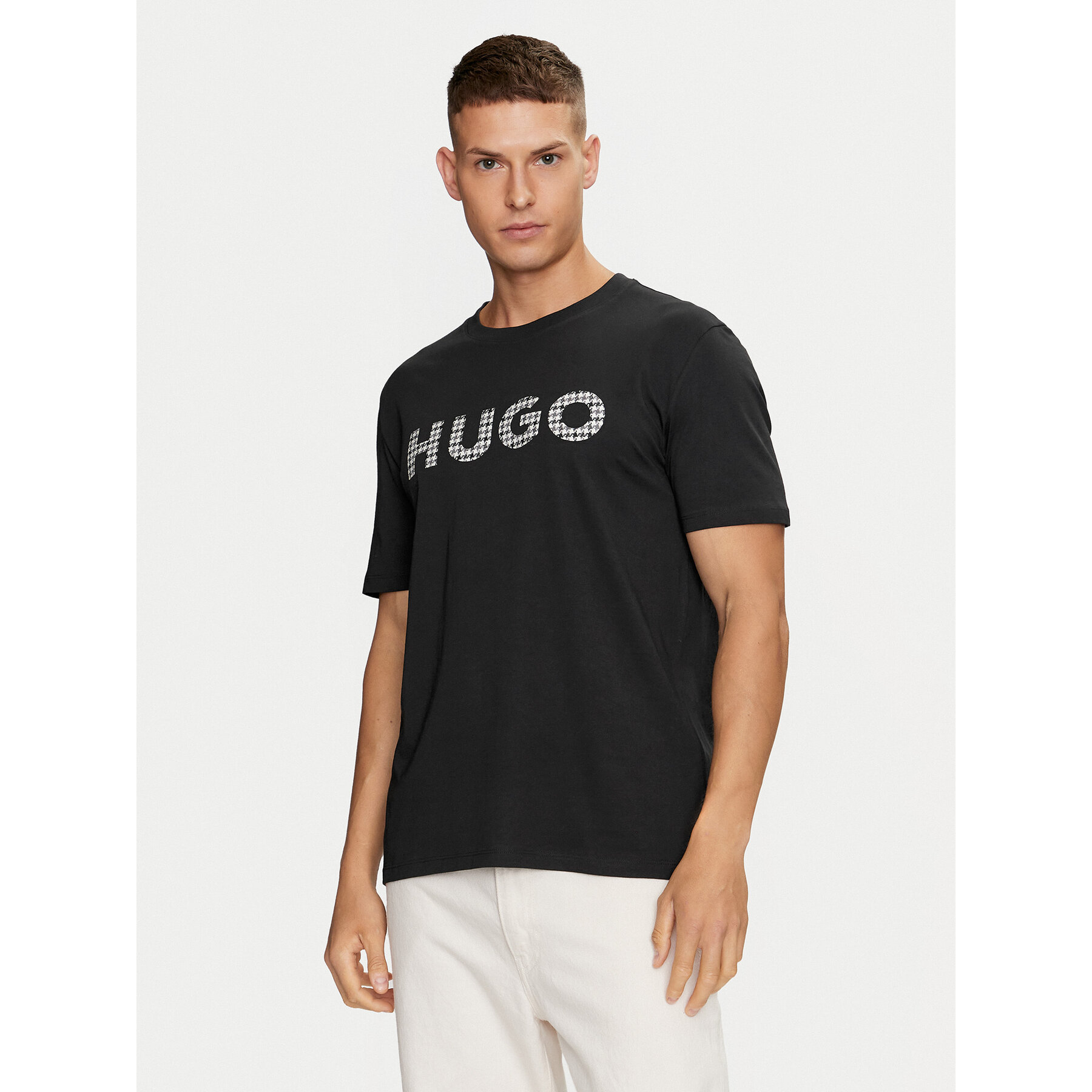 Hugo T-shirt Dulivio_U243 50519724 Nero Regular Fit