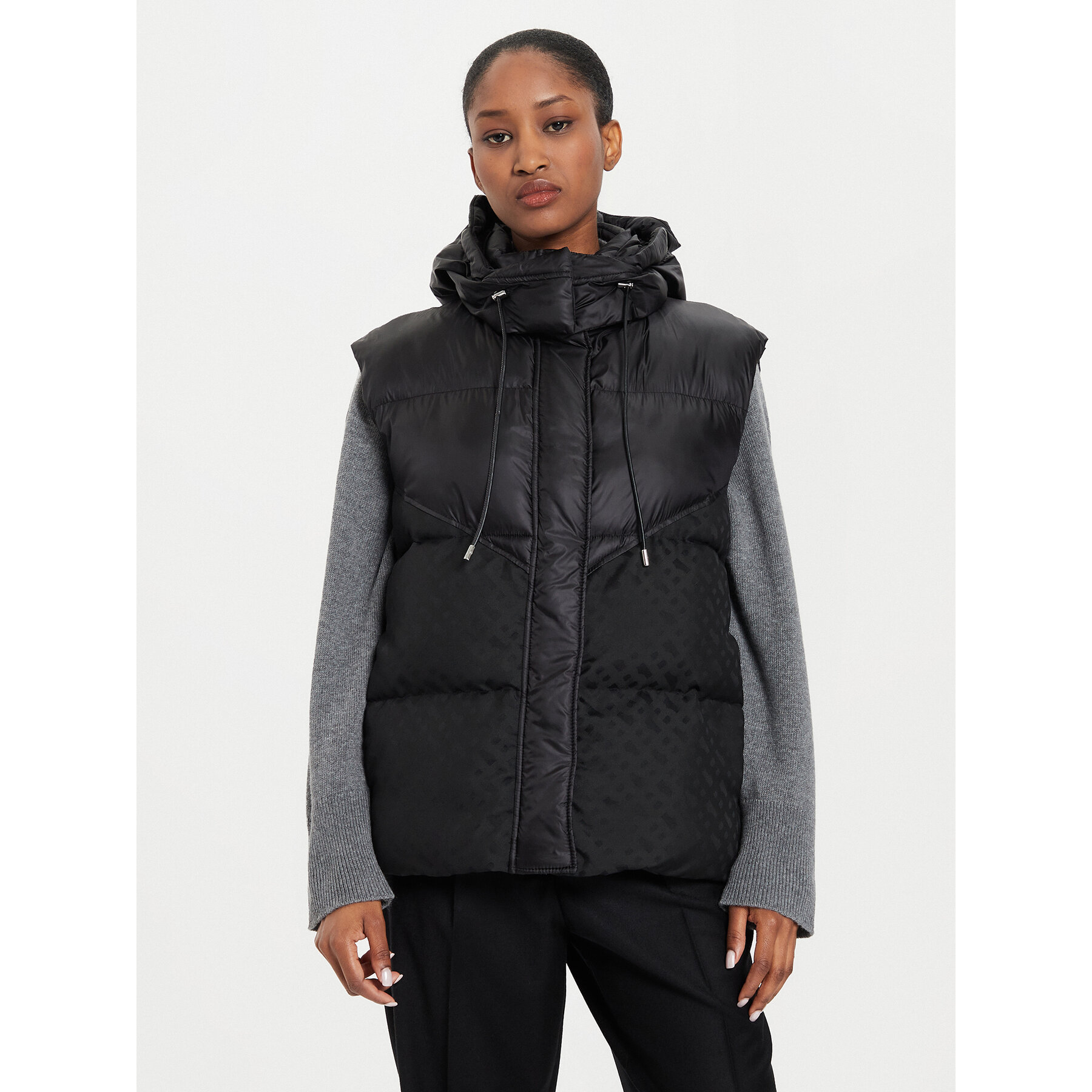 Boss Bodywarmer Pollimo 50518344 Schwarz Relaxed Fit
