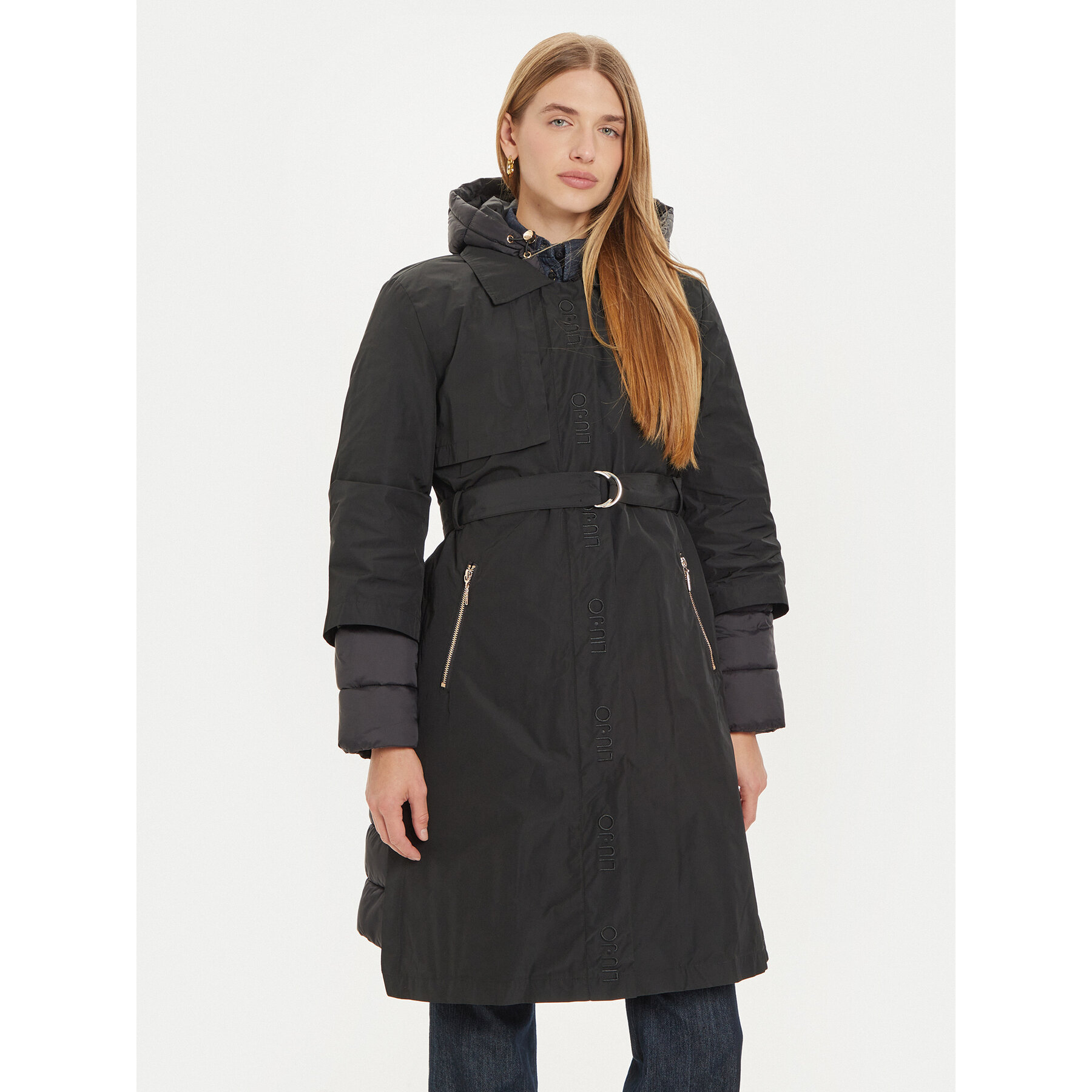 Liu Jo Sport Übergangsjacke TF4126 T2600 Schwarz Regular Fit