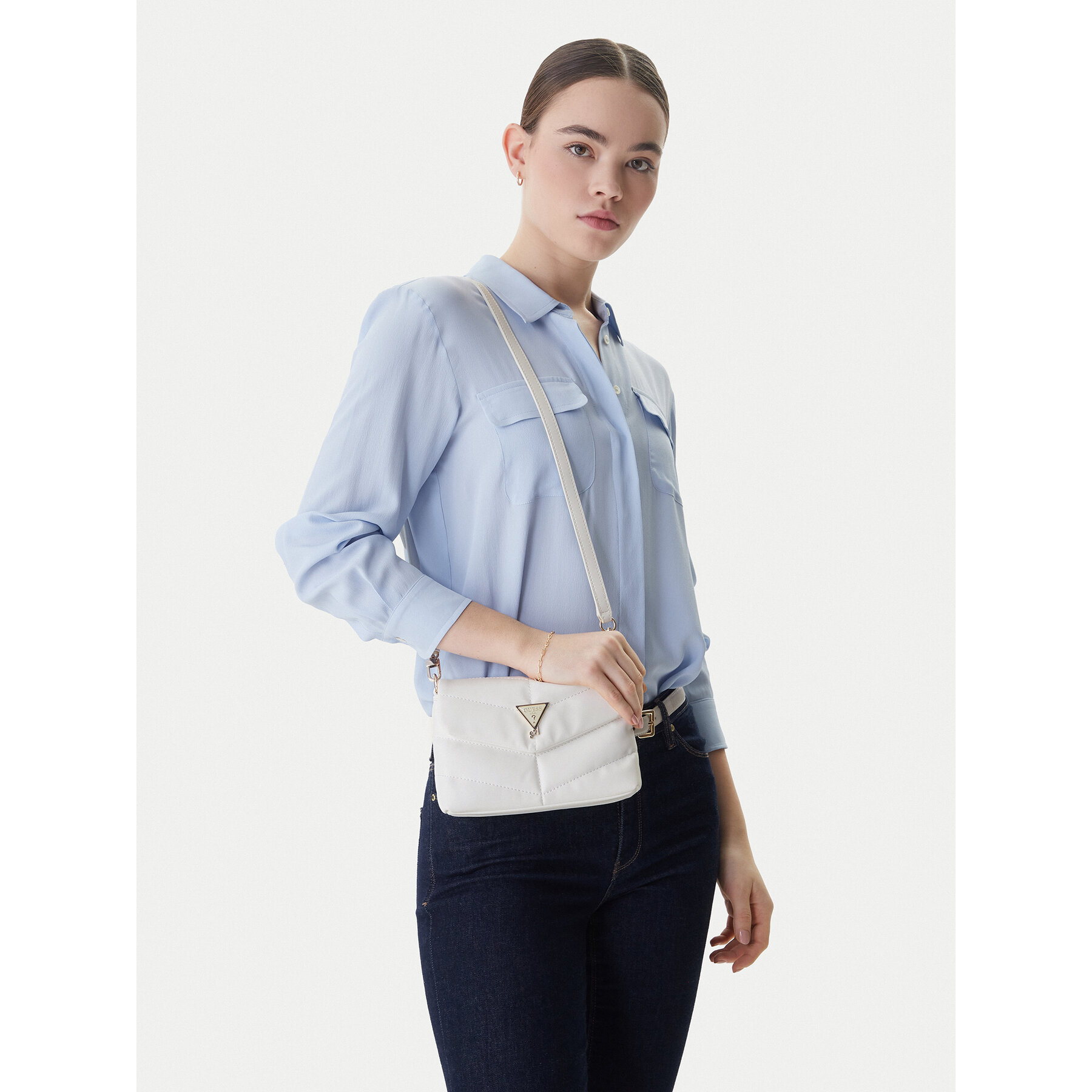 Дамска чанта Guess J5YZ12 WGVT0 Бял