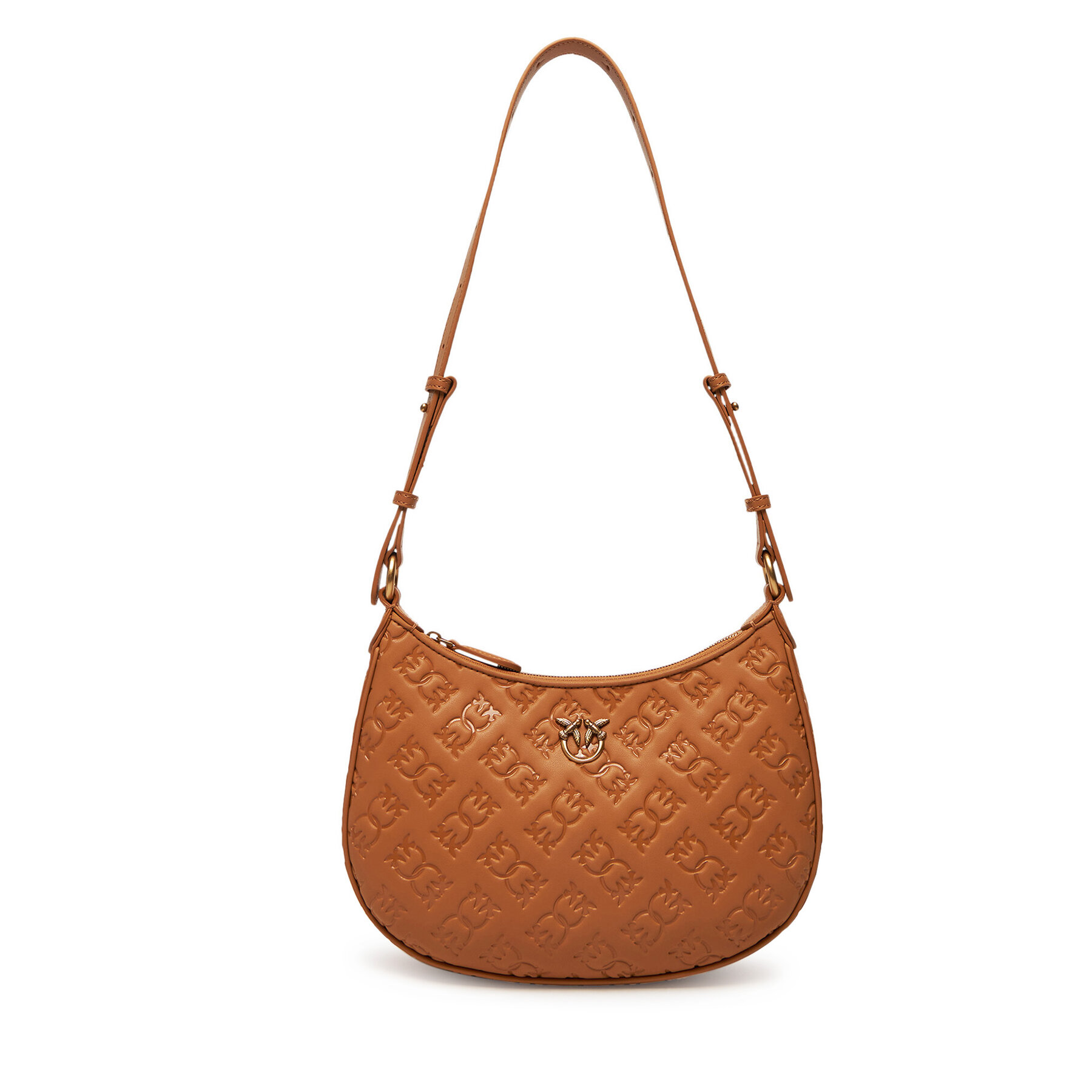 Geantă PINKO Half Moon Mini Fl PE 25 PLTT 102790 A1YB Maro