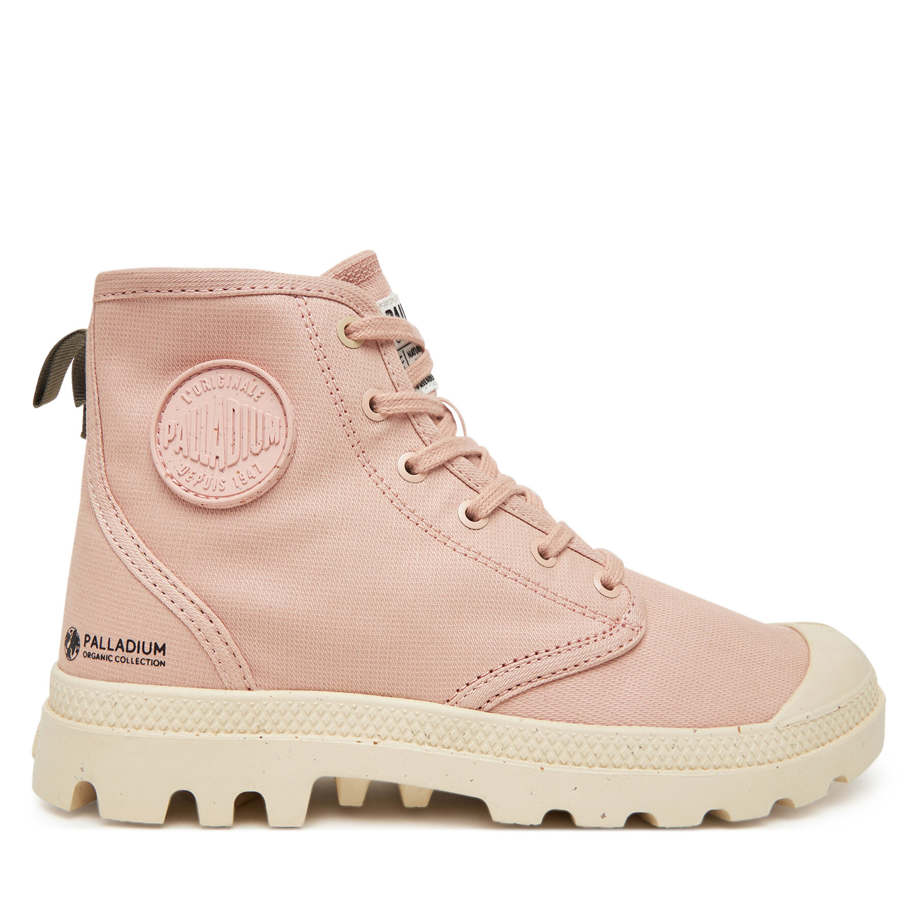 Туристически oбувки Palladium Pampa Hi Zip Organic 79101-605-M Розов