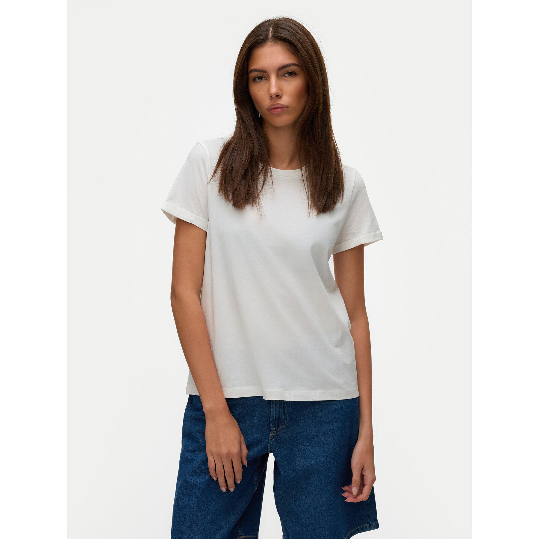 Vero Moda T-shirt Blair 10325914 Bianco Regular Fit