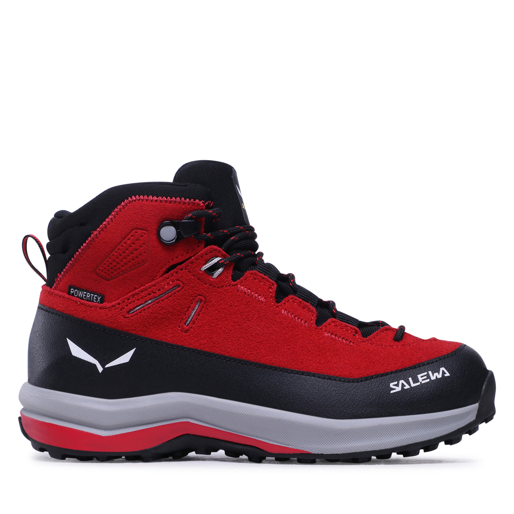 Kinder Trekkingschuhe Salewa, Schuhgröße 32, Rot, Mtn Trainer 2 Mid Ptx K 64011-15047