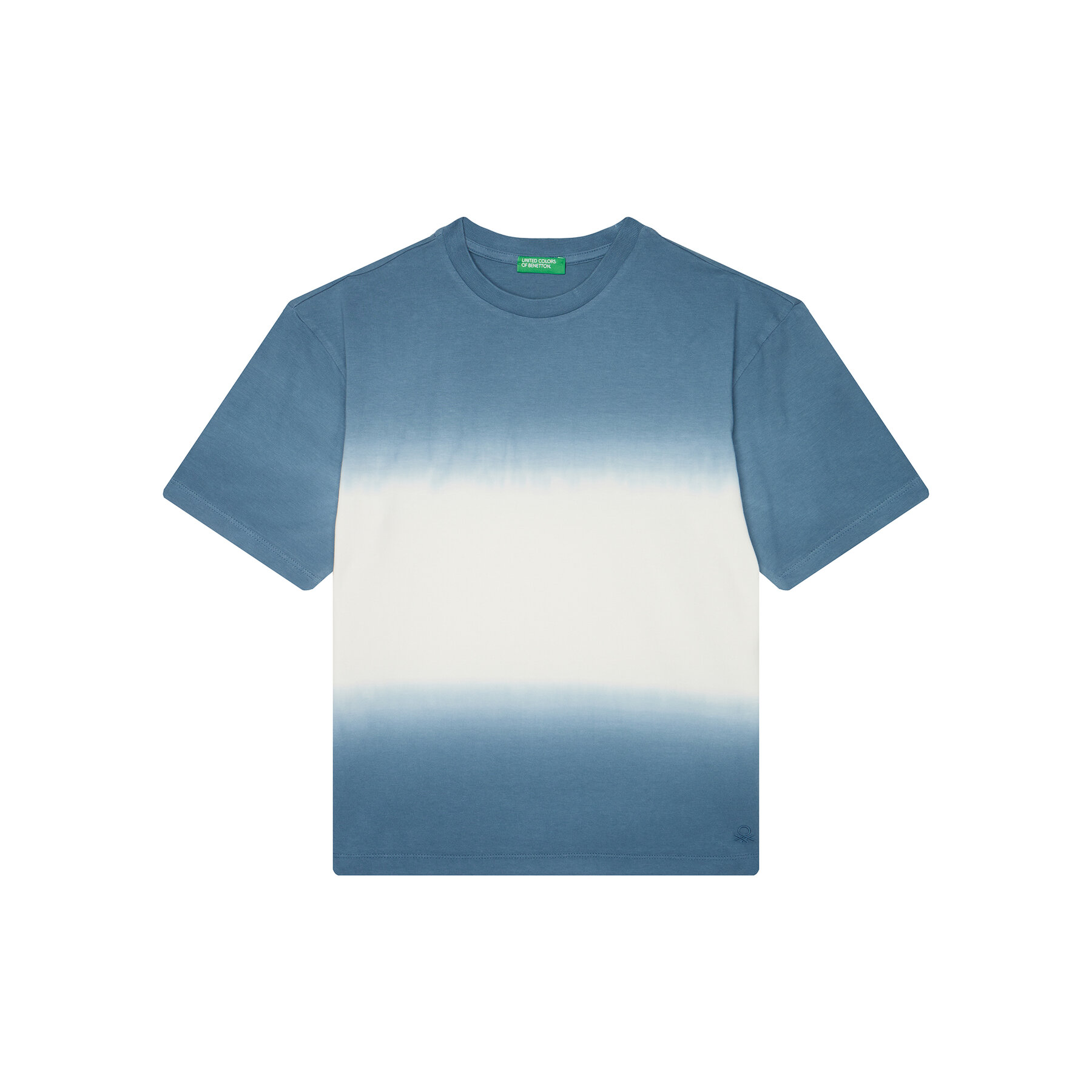 United Colors Of Benetton T-Shirt 3NPDC10OL Γκρι Regular Fit