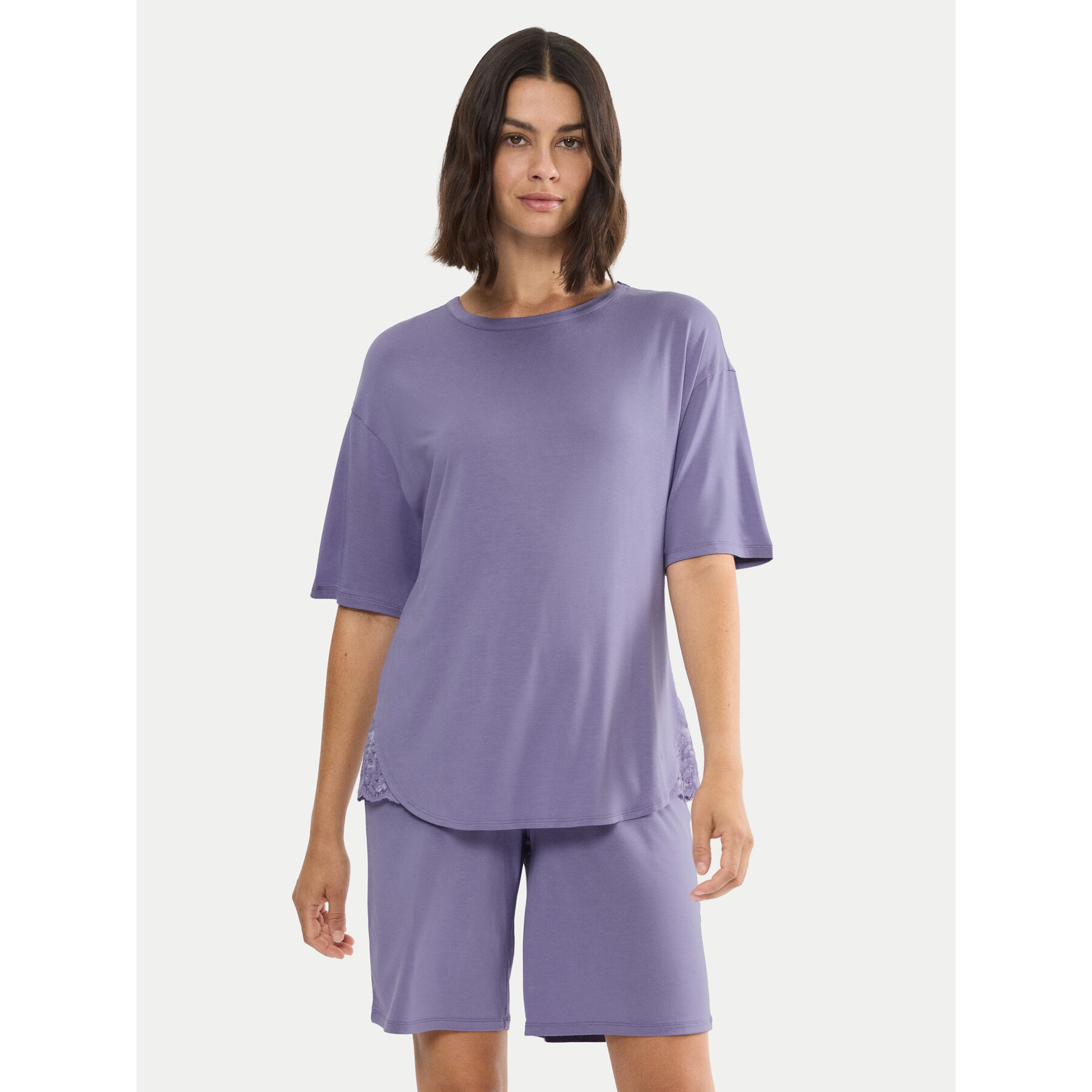 Triumph Pyjama Timeless Sensuality 10222627 Violett Relaxed Fit