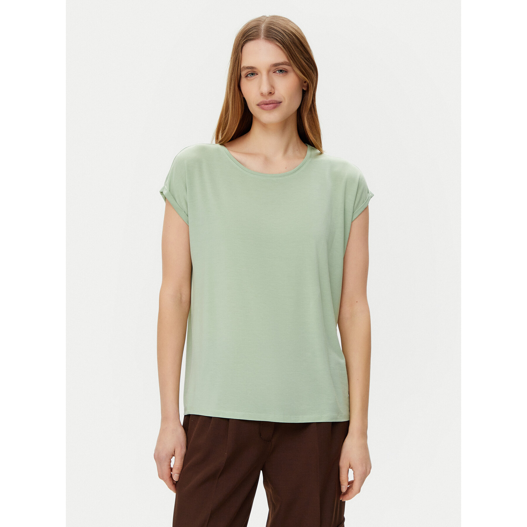 Vero Moda Póló Ava 10284468 Zöld Regular Fit