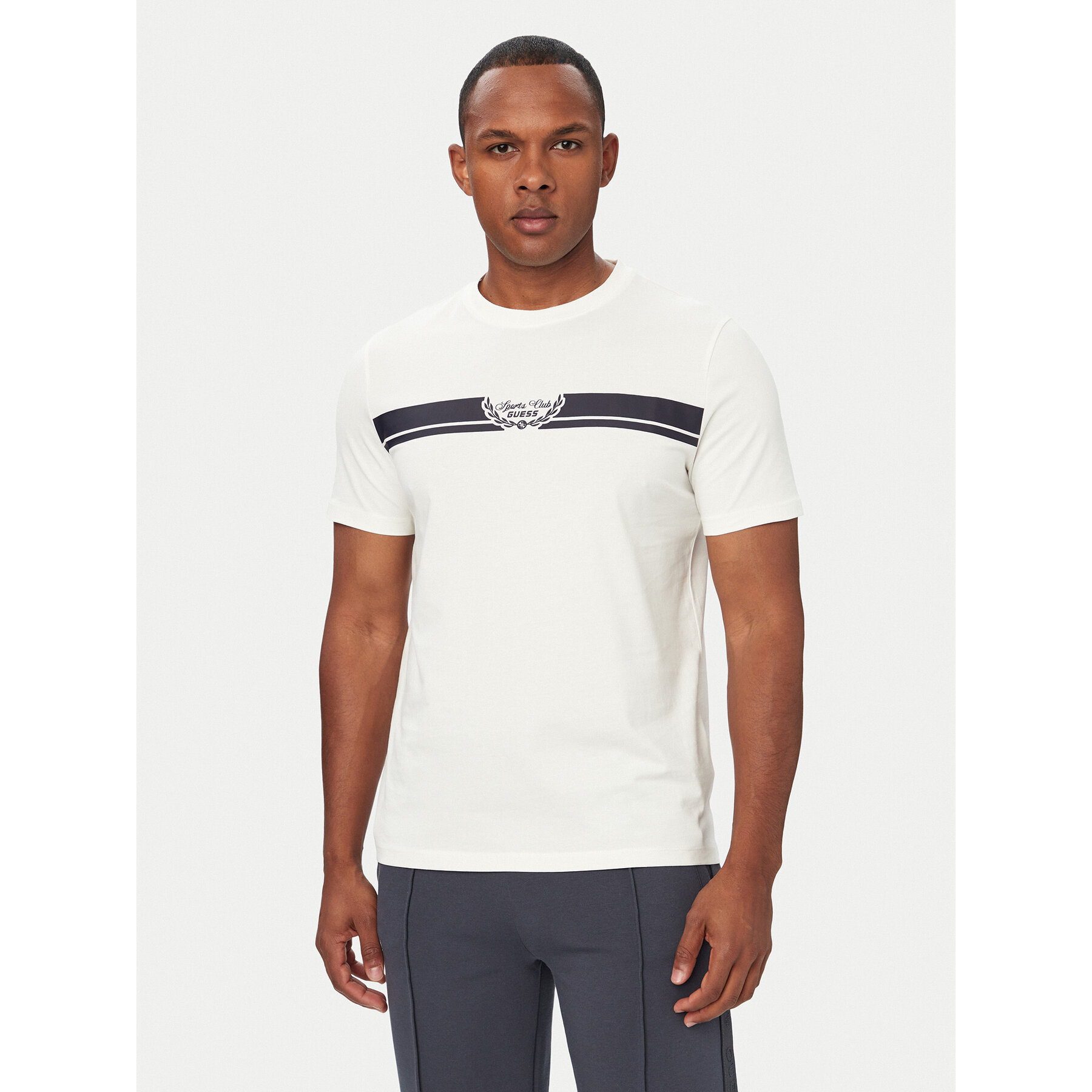 Guess T-shirt Z6YI25 K5089 Krem Regular Fit