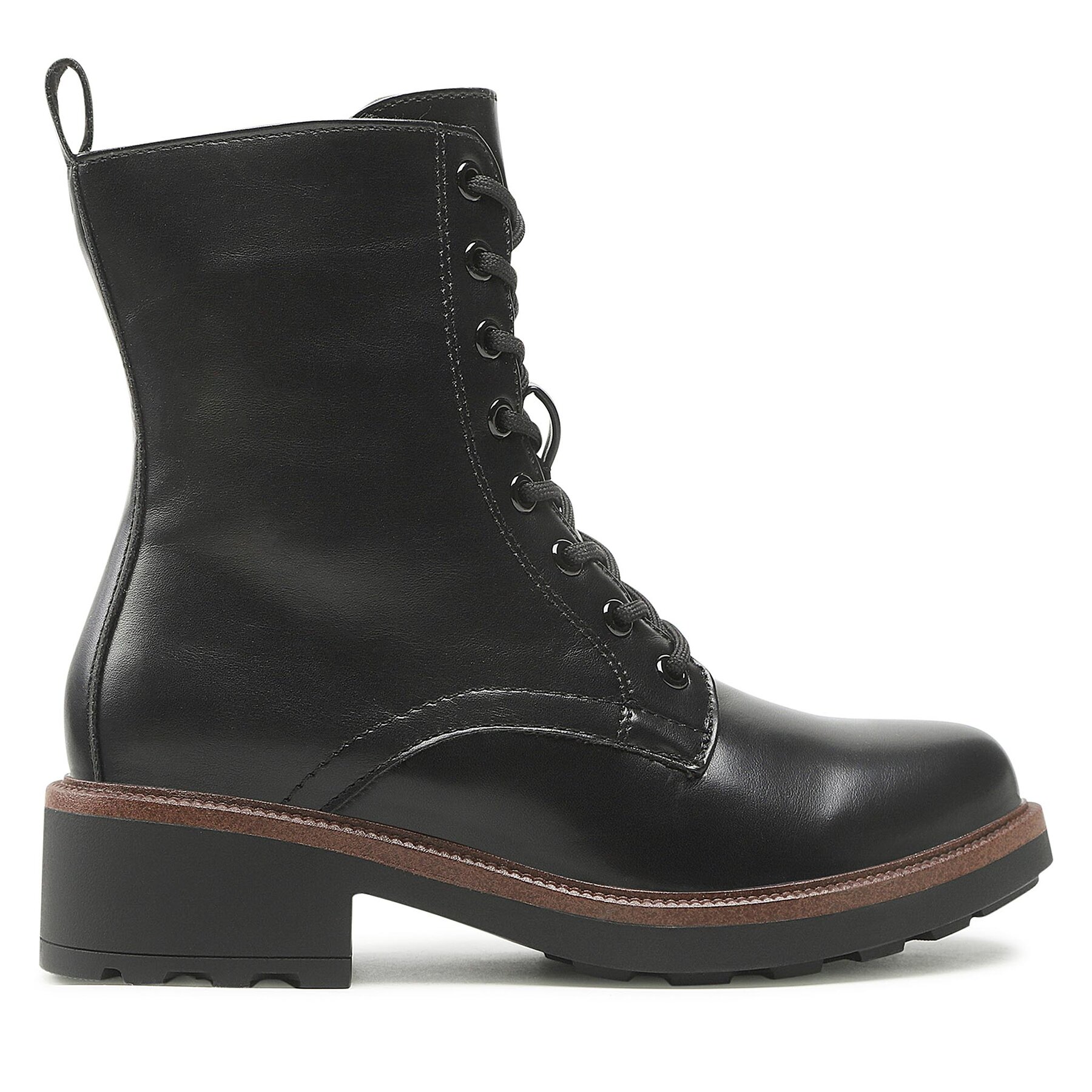 Šnurovacia obuv Clara Barson WS5658-06 Čierna