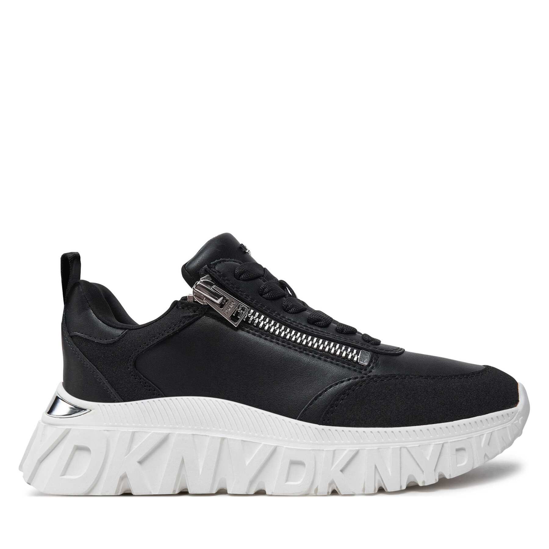 Damskie Sneakersy DKNY, Rozmiar 37 Czarny Lakelyn K4487528
