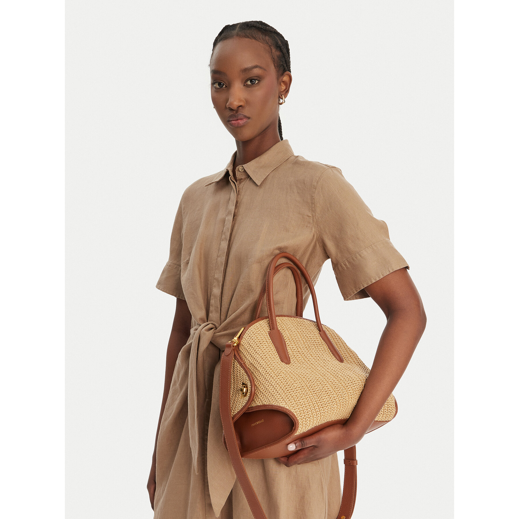 Τσάντα Coccinelle U7L Coccinelletylde E1 U7L 18 02 01 Μπεζ