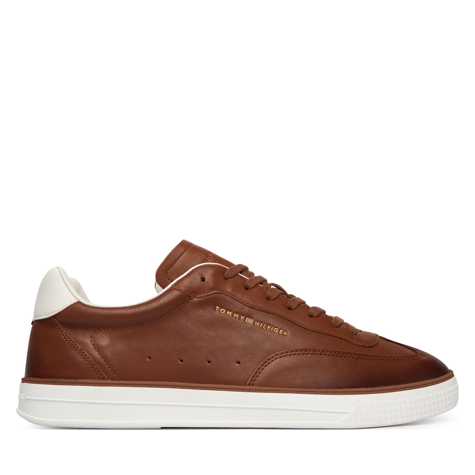 Sportcipők Tommy Hilfiger Th Lo Lux 1A2 Cognac FM0FM05870 Barna