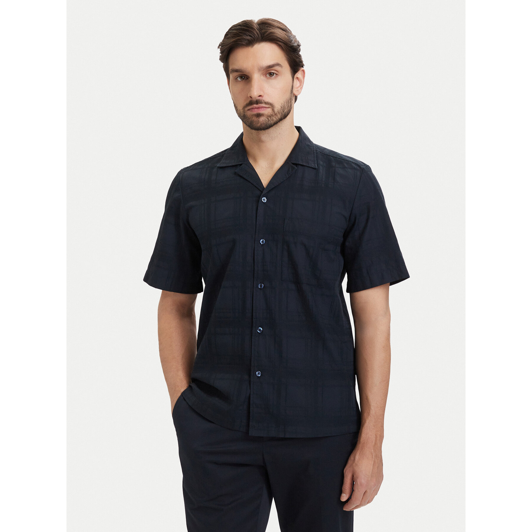 Boss Hemd Rayer 50559322 Dunkelblau Regular Fit