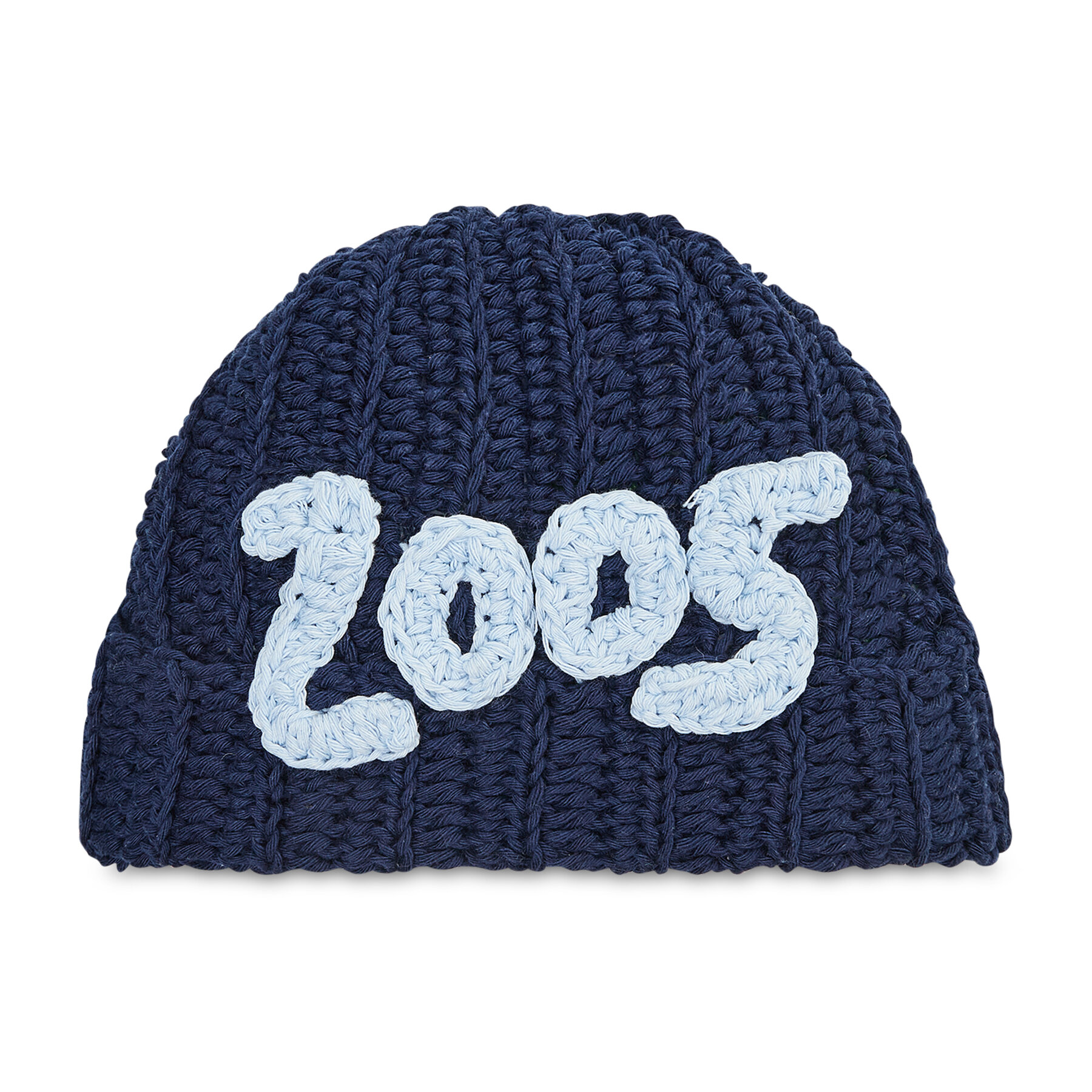 Σκούφος 2005 Crocheted Beanie Σκούρο μπλε