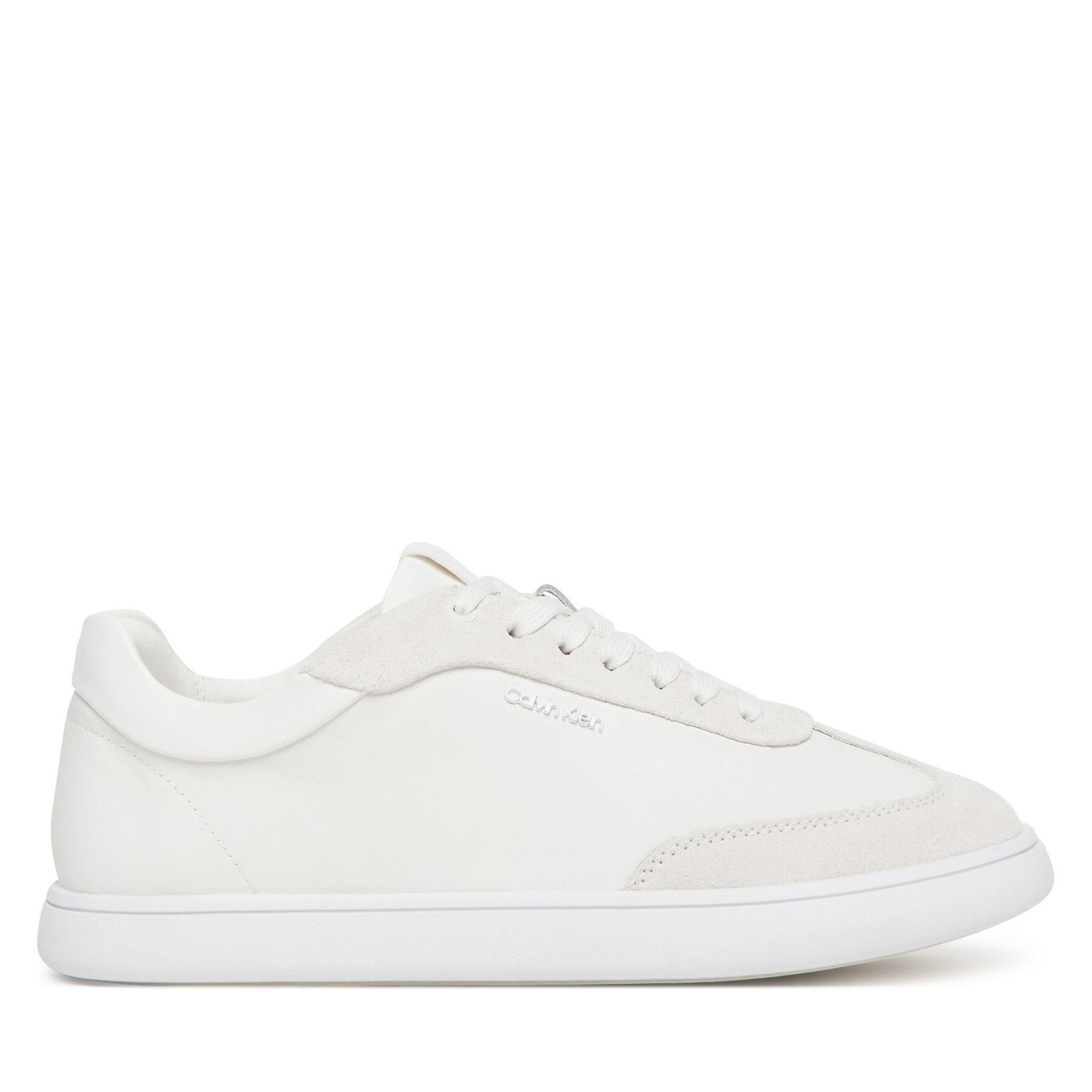 Sneakers Calvin Klein Cupsole Lace Up - Lth Sue Mix HW0HW02435 Alb