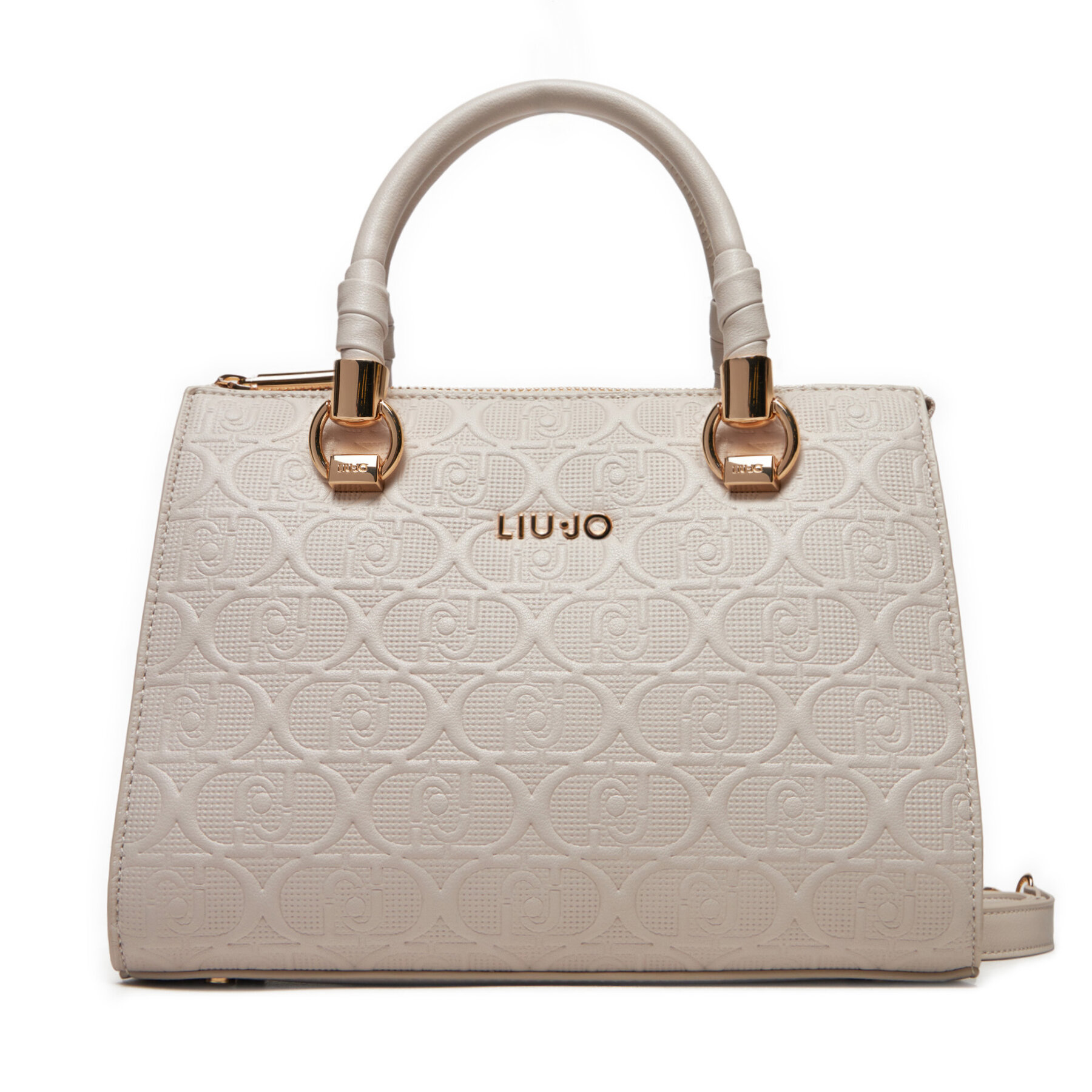 Bolso Liu Jo Ecs S Satchel AF4251 E0538 Écru