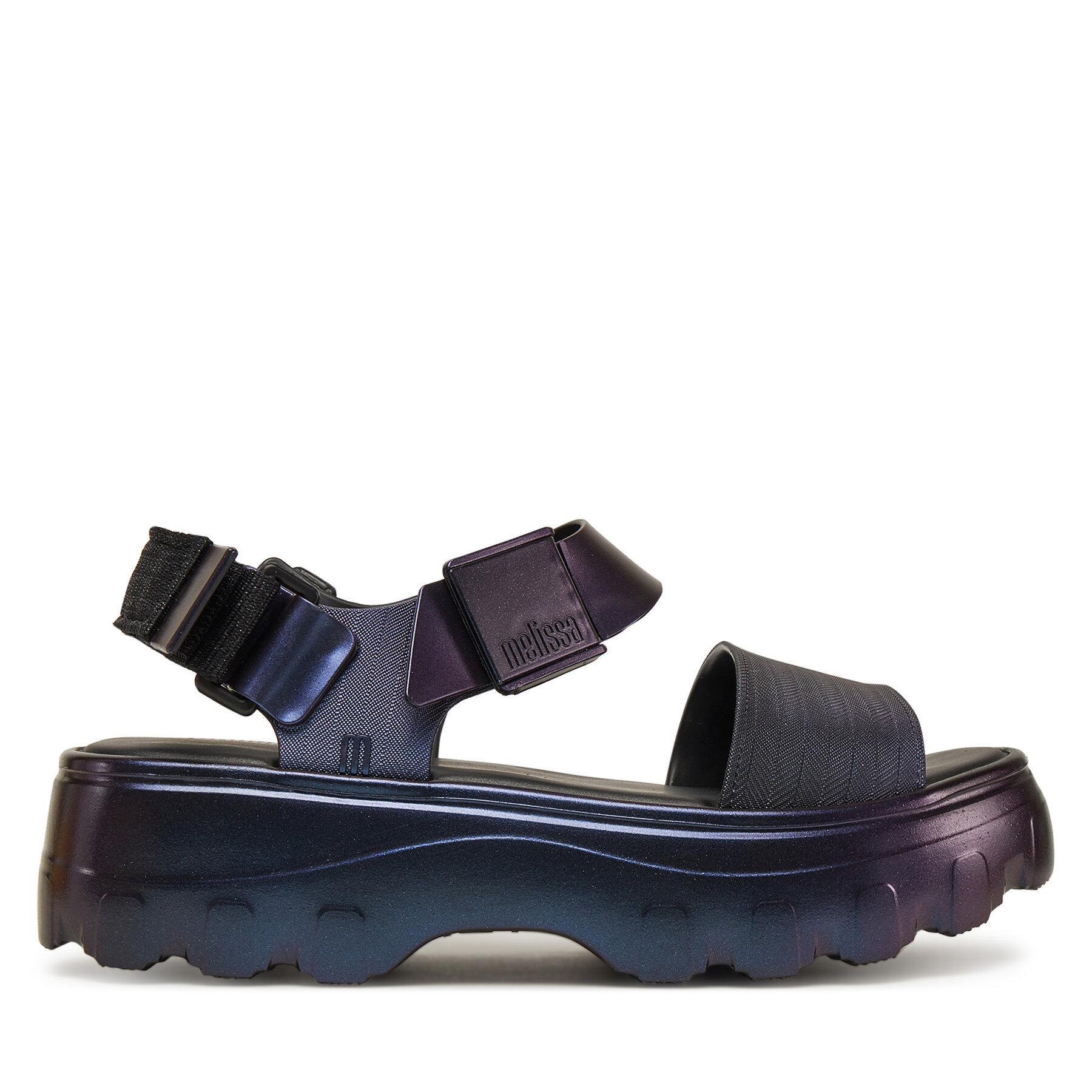 Sandale Melissa Melissa Kick Off Sandal Metallic Ad M 36081 Bleumarin